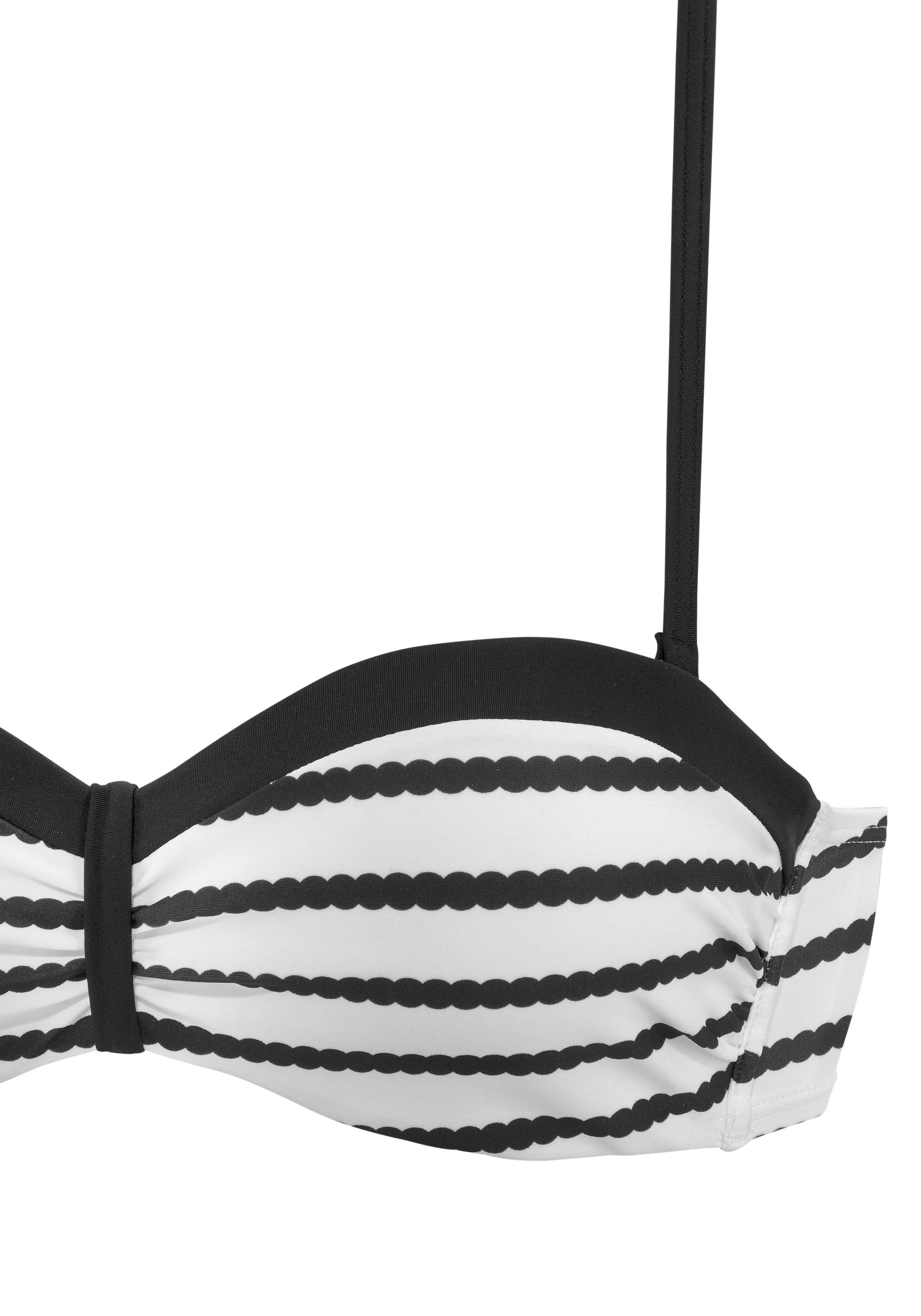 Wäsche/Bademode Bikinis LASCANA Bügel-Bandeau-Bikini mit Trägervarianten