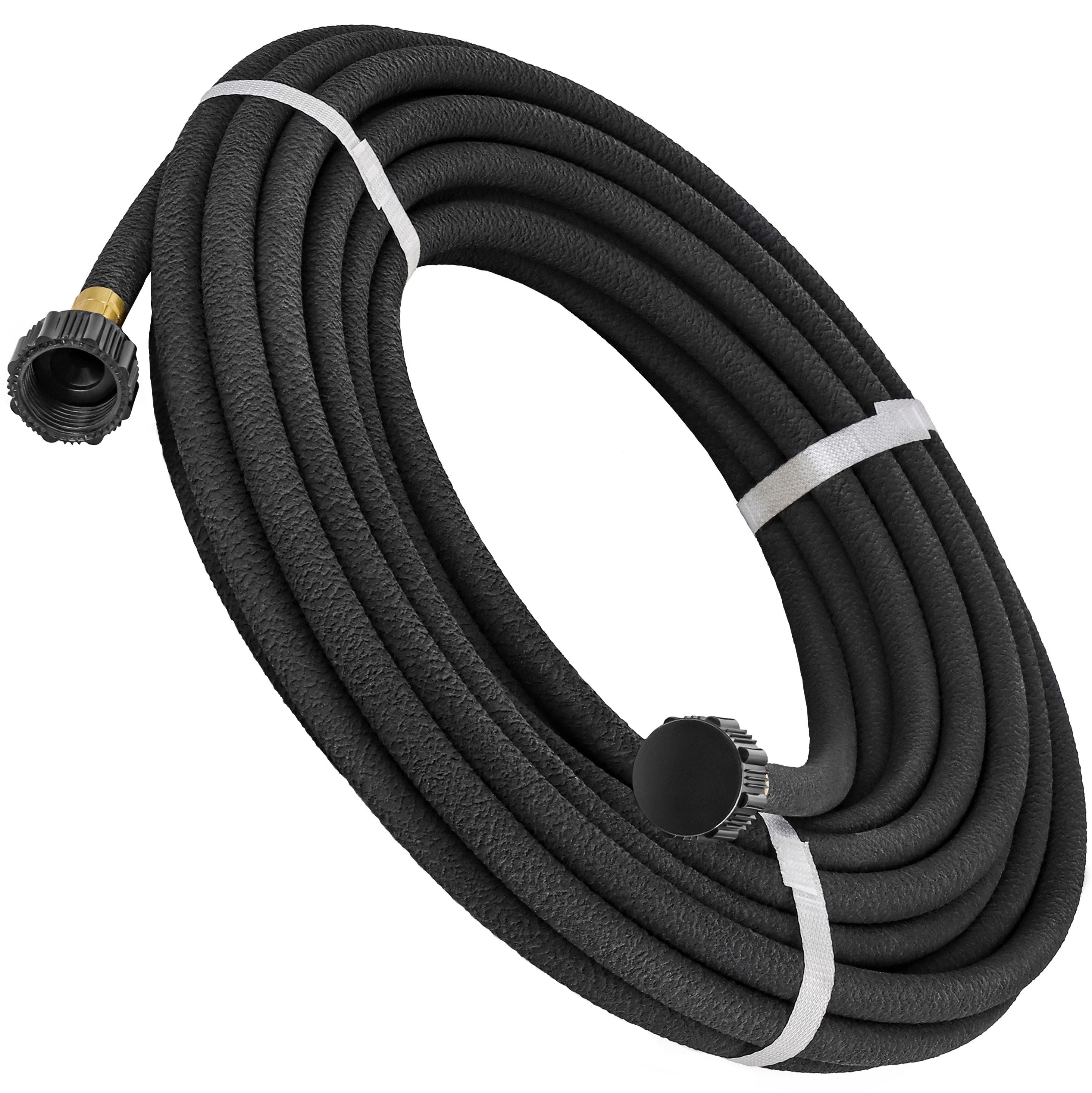 GRÜNTEK Multi-Area Sprinkler Drip Hose Set, 15.24 m / 50 ft, Quick and 1/2 Inch US Connector (Hose with Quick Connector or optional 1/2 Inch US Threaded Connector), UV and Algae Protection, up to 70% Water Saving Soaker