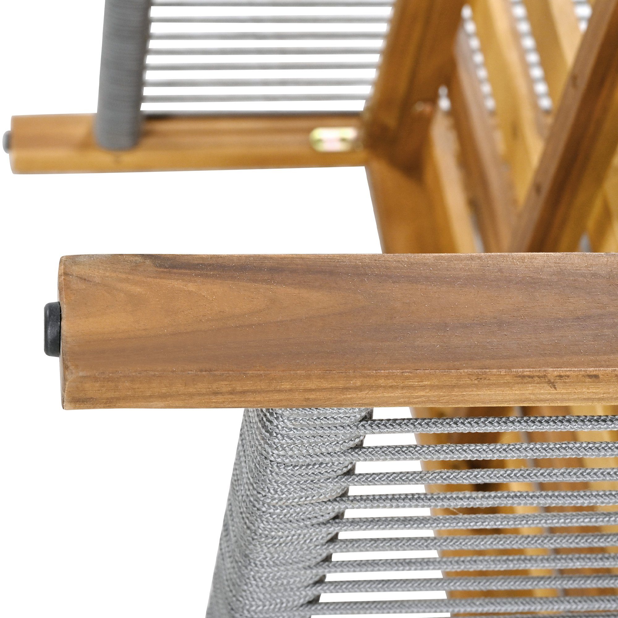 Gartenlounge-Set, (Gartenmöbel Set, 4-tlg), Sitzgruppe für 4 Personen, mit bequemem Kissen