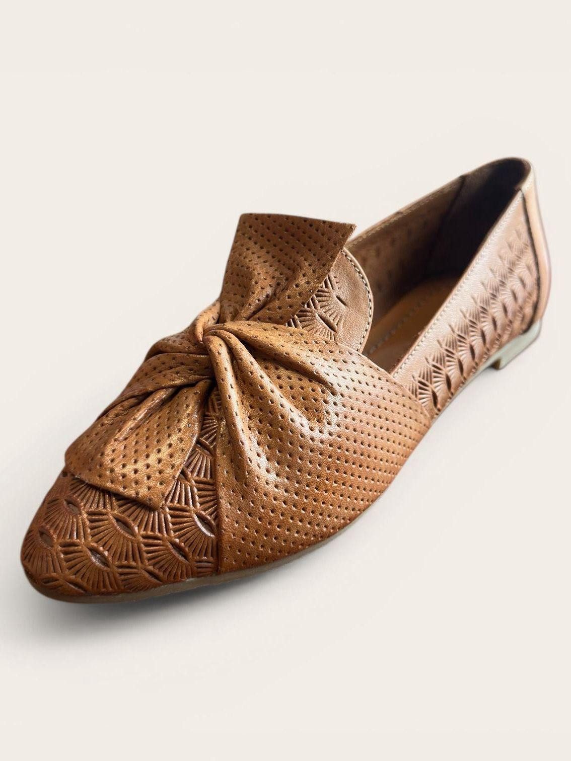 Begoria Begoria Signature - Perforated leather ballet flats Ballerina