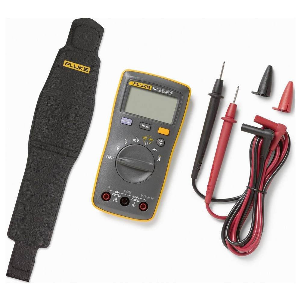 Fluke Multimeter 107/EUR Hand-Multimeter digital CAT IV 600 V Anzeige (Counts): 6000