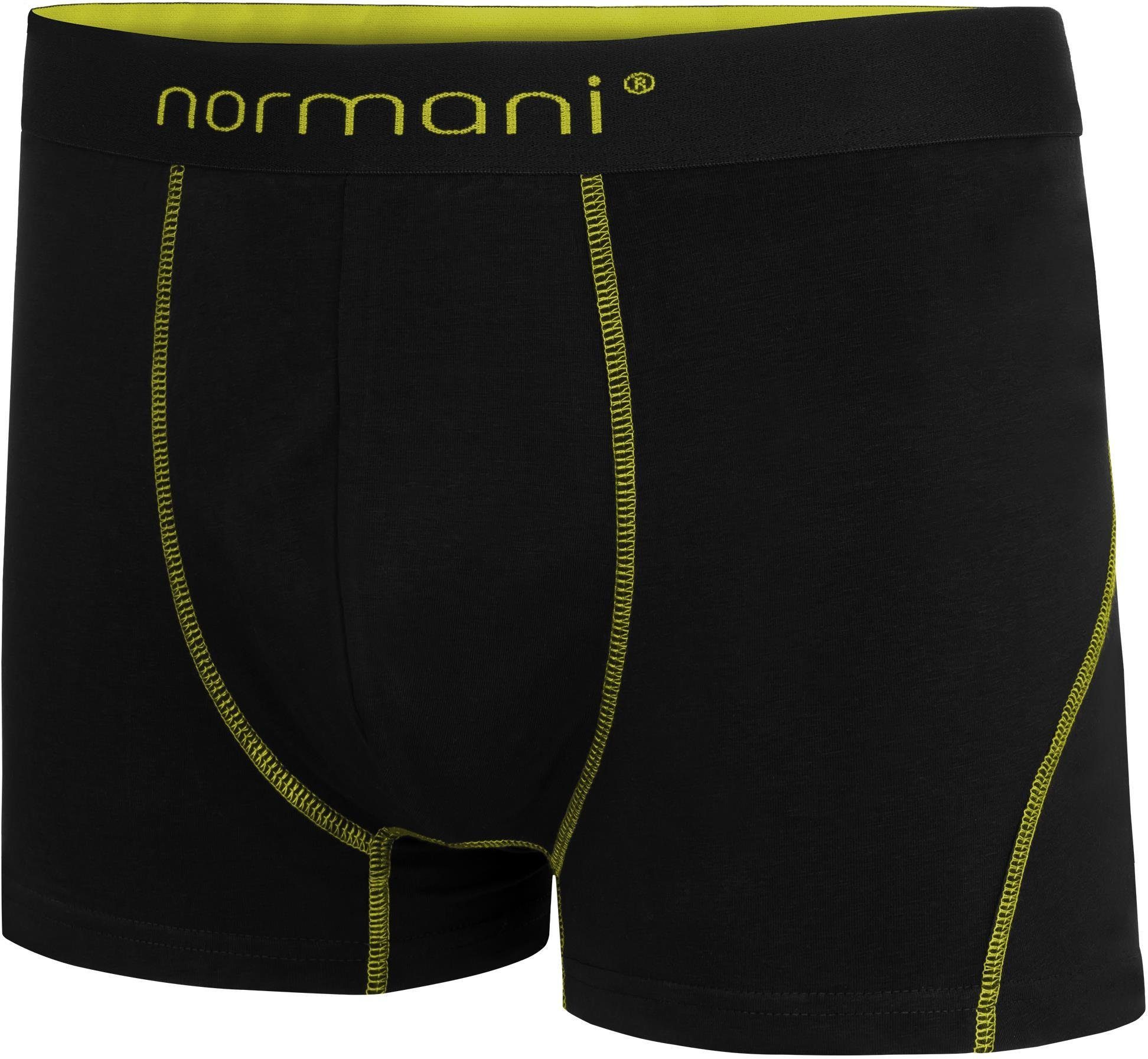 Boxershorts aus Baumwolle atmungsaktiver für Herren Baumwoll-Boxershorts Männer Unterhose 6 Gelb normani