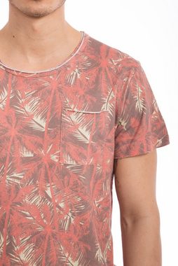 Way of Glory T-Shirt Tropical Print & Tasche