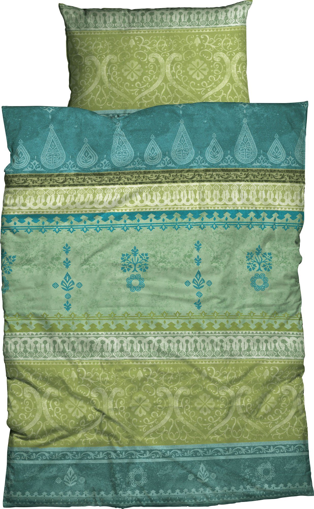 CASATEX Bettwäsche Bettwäsche "Indi", Baumwolle, Ornamente