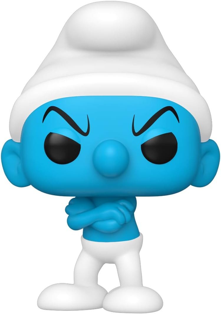 Funko Actionfigur Die Schlümpfe POP! TV Vinyl Figur Grouchy Smurf 9 cm, (1-tlg), coole Vinyl-Figur