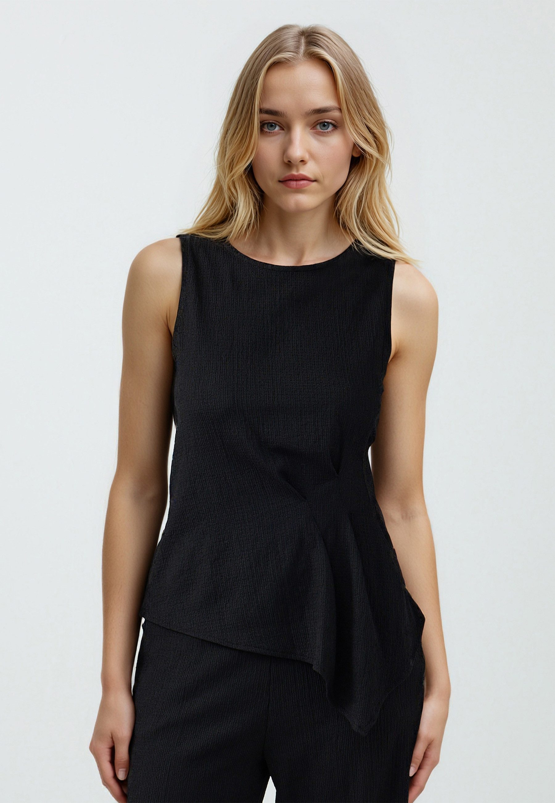Jimmy Key Blusentop Ärmellose Strickbluse mit günstig online kaufen