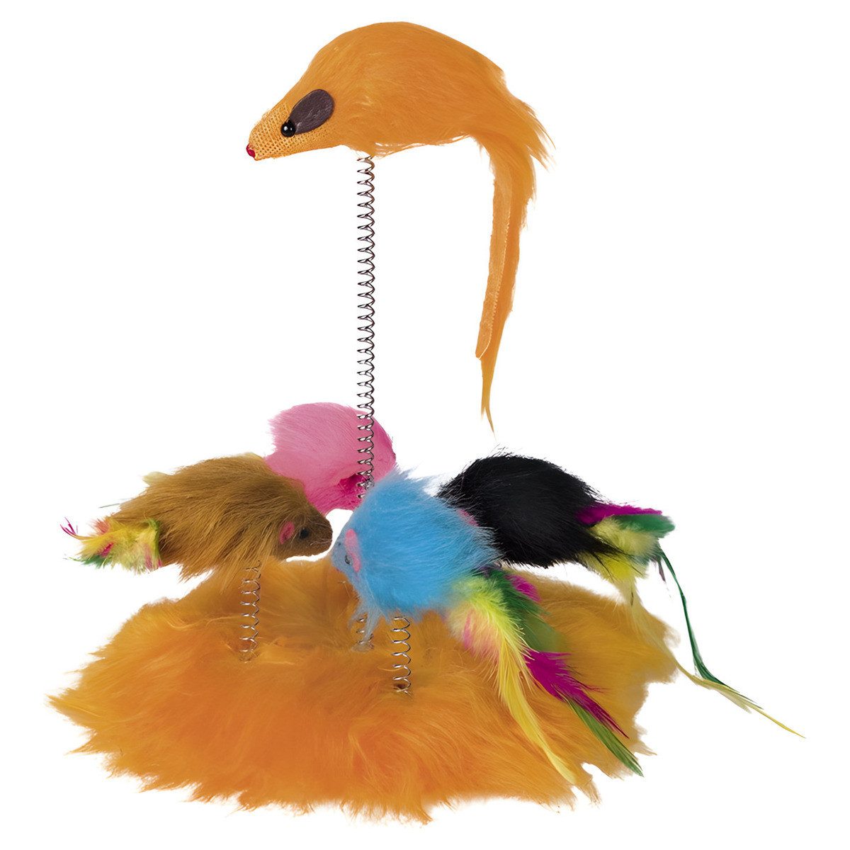 Nobby Tierkuscheltier Katzenspielplatz orange