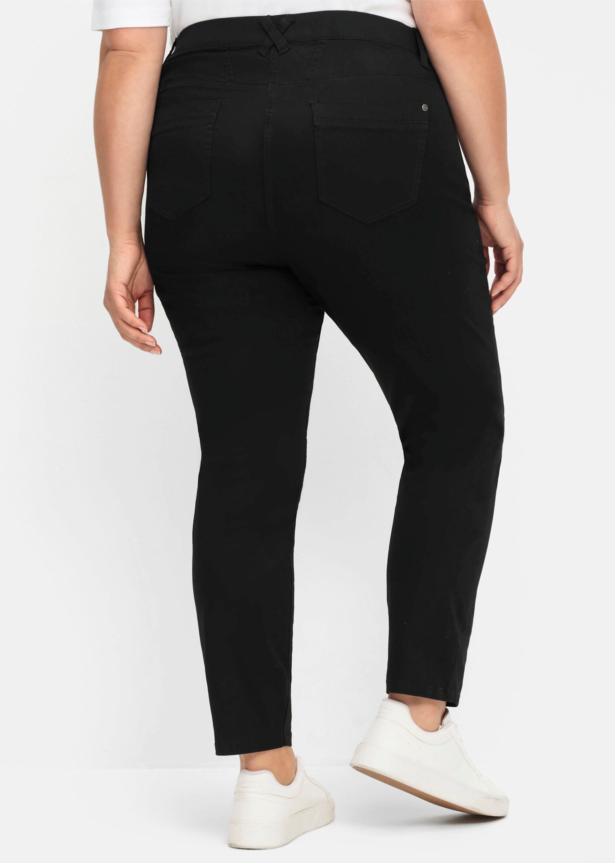 Sheego Jerseyhose Stretch-Hose schmal, im Curvy-Schnitt VERENA