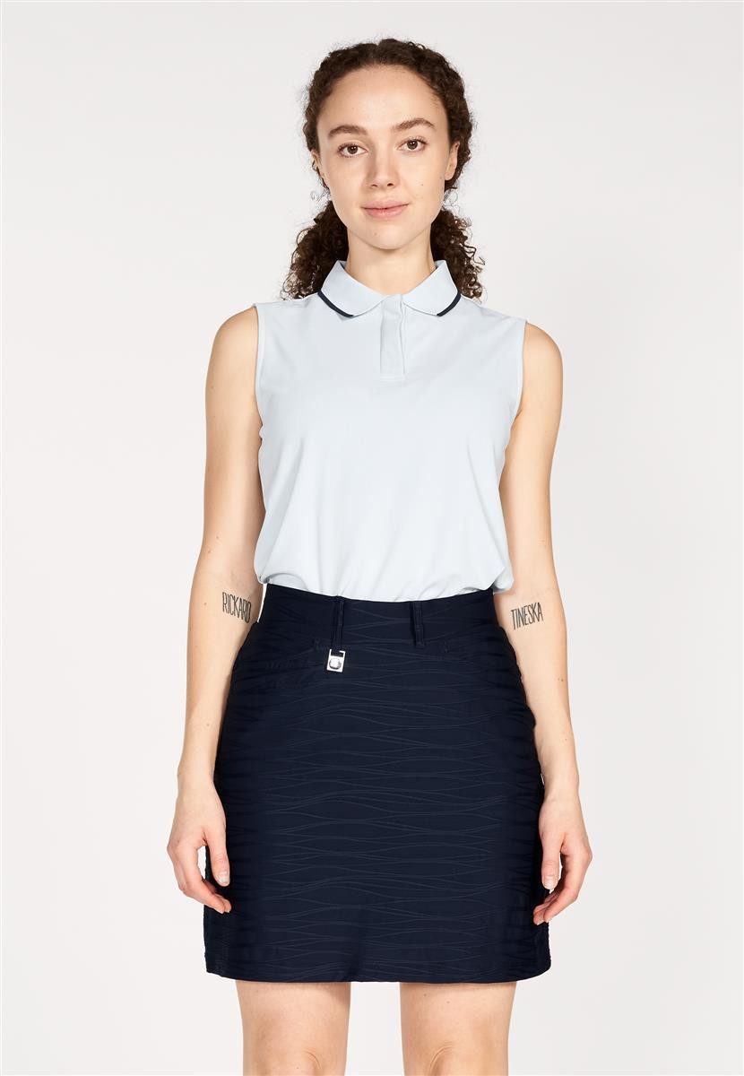 RÖHNISCH Poloshirt Röhnisch Nova Sleeveless Poloshirt Damen (1-tlg) trocknenden, feuchtigkeitsableitenden Funktionsmaterial
