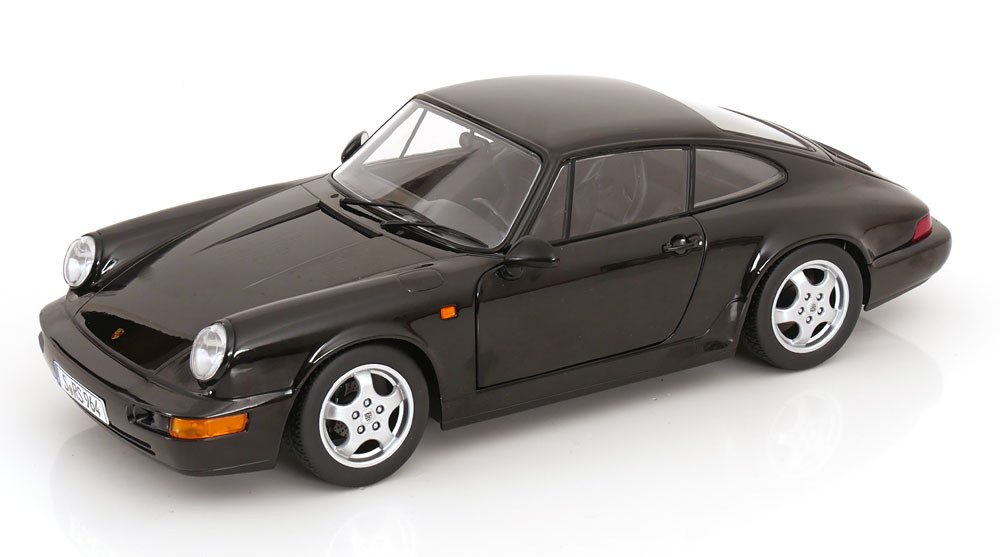 KK Scale Modellauto Porsche 911 (964) RS Cup Felgen 1992 schwarz, Maßstab 1:12