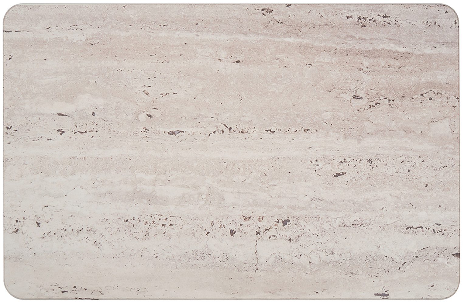 WENKO Badematte Modell Puna, Höhe 10 mm, schnell trocknend, rechteckig, rutschfest, stark wasserabsorbierend, aus Kieselgur