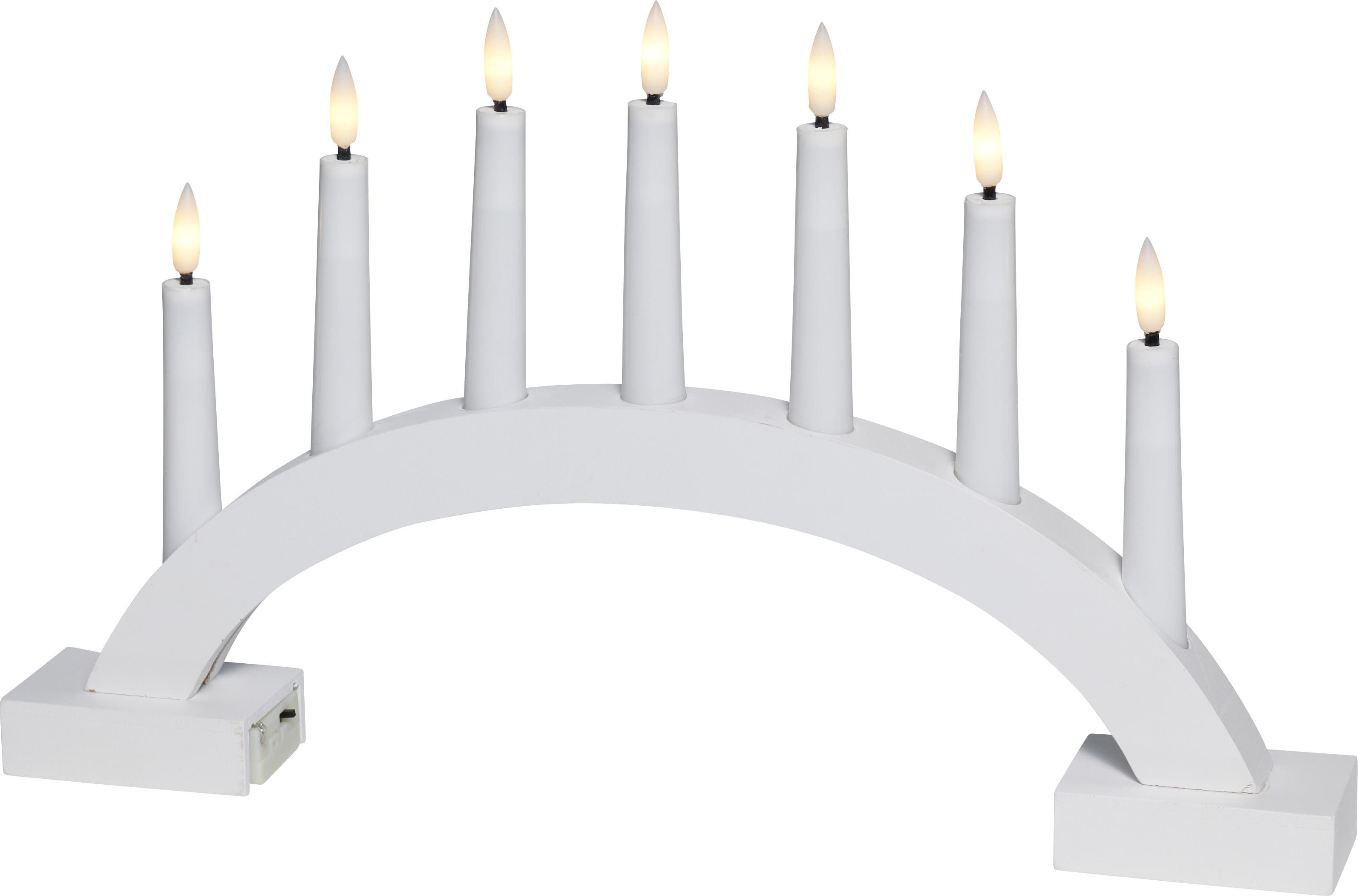 Northpoint LED Lichterbogen Fensterleuchte Weihnachtsdeko 24h Timer Batteri günstig online kaufen