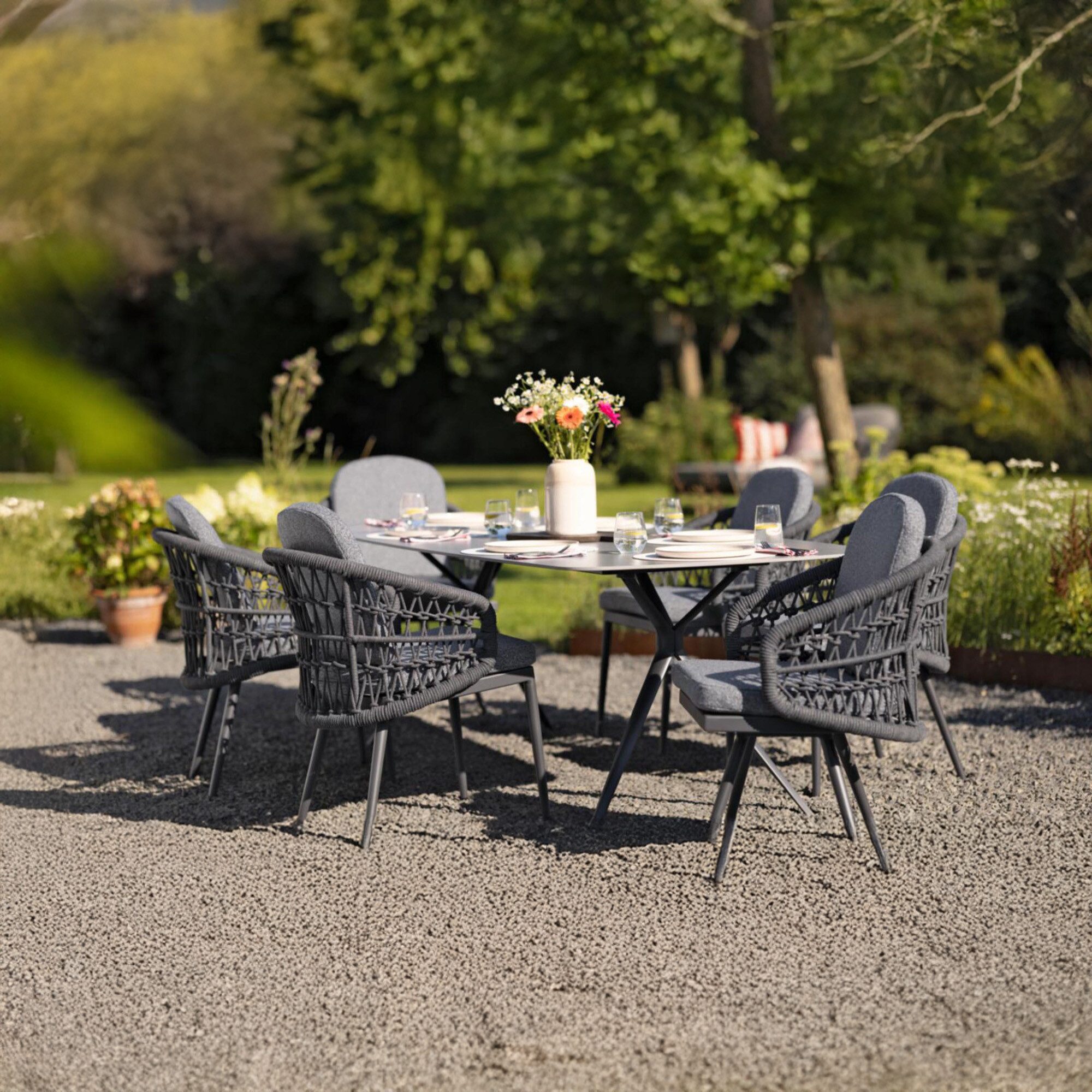 Interliving Gartenstuhl 7012, UV-beständig, Wetterbeständig, regenabweisend