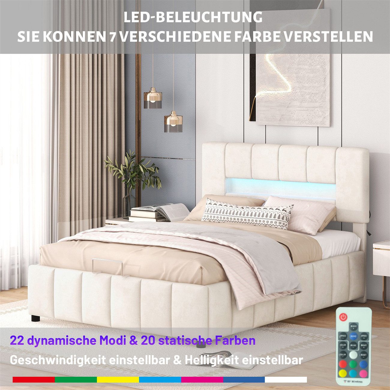 autolock Polsterbett Familienbett,Erwachsenen bett,Modernes Bettgestell mit Stauraum, Familienbett,Erwachsenen bett,Modernes Bettgestell mit Stauraum