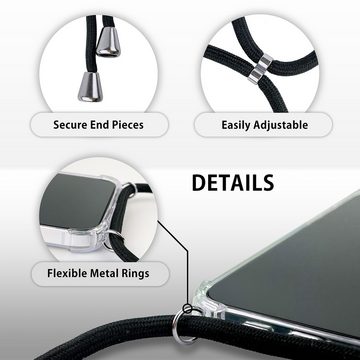 MyGadget Handyhülle Handykette für Huawei P30, mit Handyband zum Umhängen Kordel Schnur Case Schutzhülle