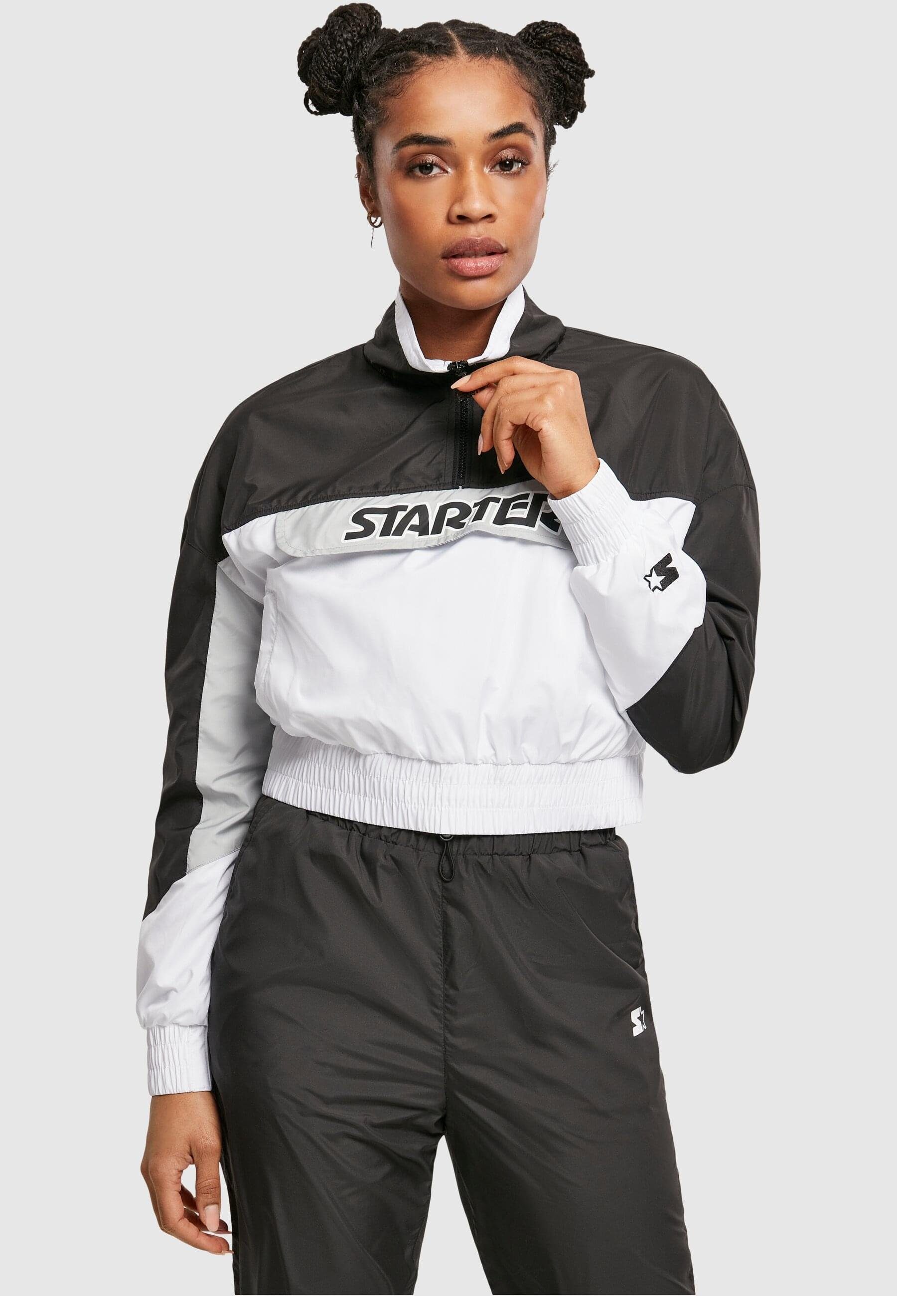 Starter Black Label Outdoorjacke Damen Ladies Over Starter Colorblock Jacket Pull (1-St) black/white
