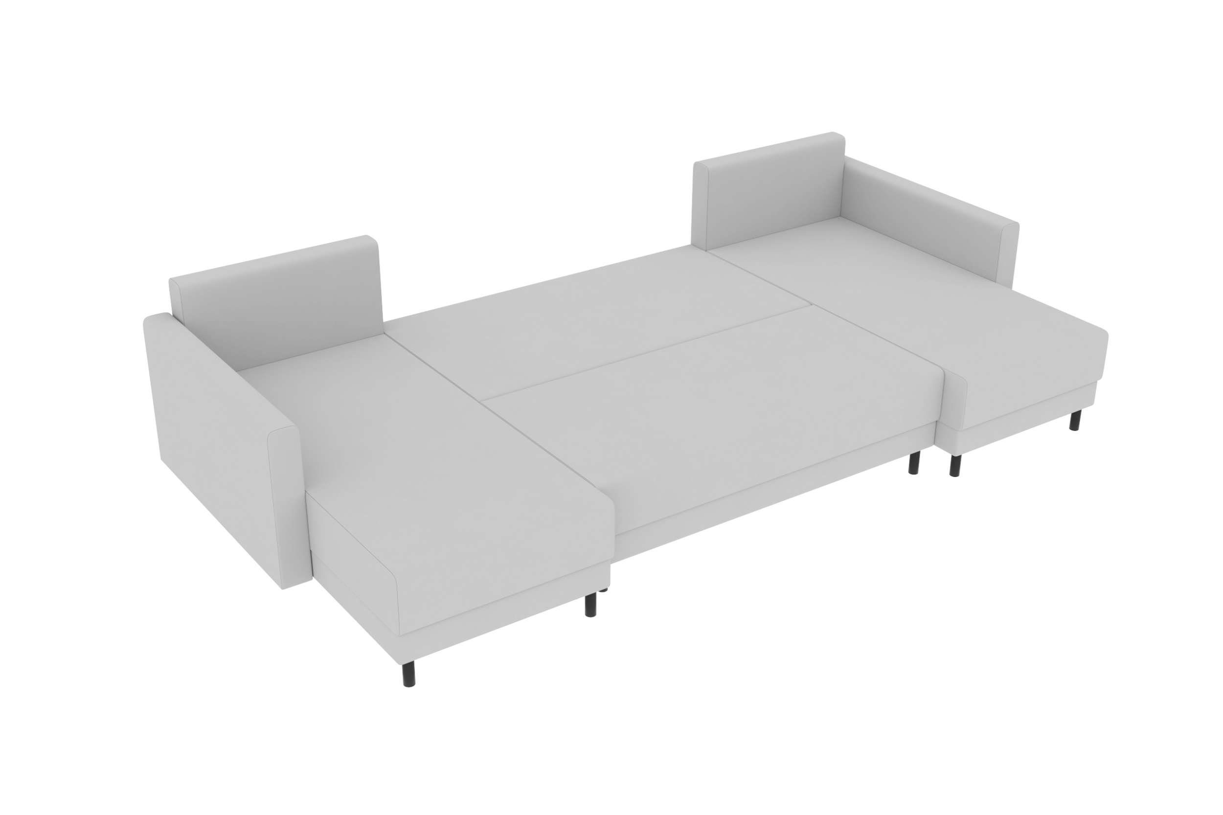 Modern Selena, Design Sofa, Stylefy Sitzkomfort, U-Form, Bettfunktion, mit Eckcouch, Wohnlandschaft Bettkasten, mit