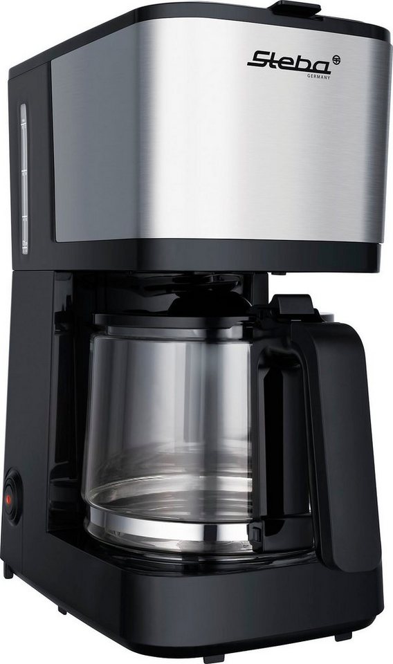 Steba Filterkaffeemaschine KM F2, 1,25l Kaffeekanne, Permanentfilter 1x4,  Wassertank mit ca. 1,25 l Fassungsvermögen und Füllstandsanzeige