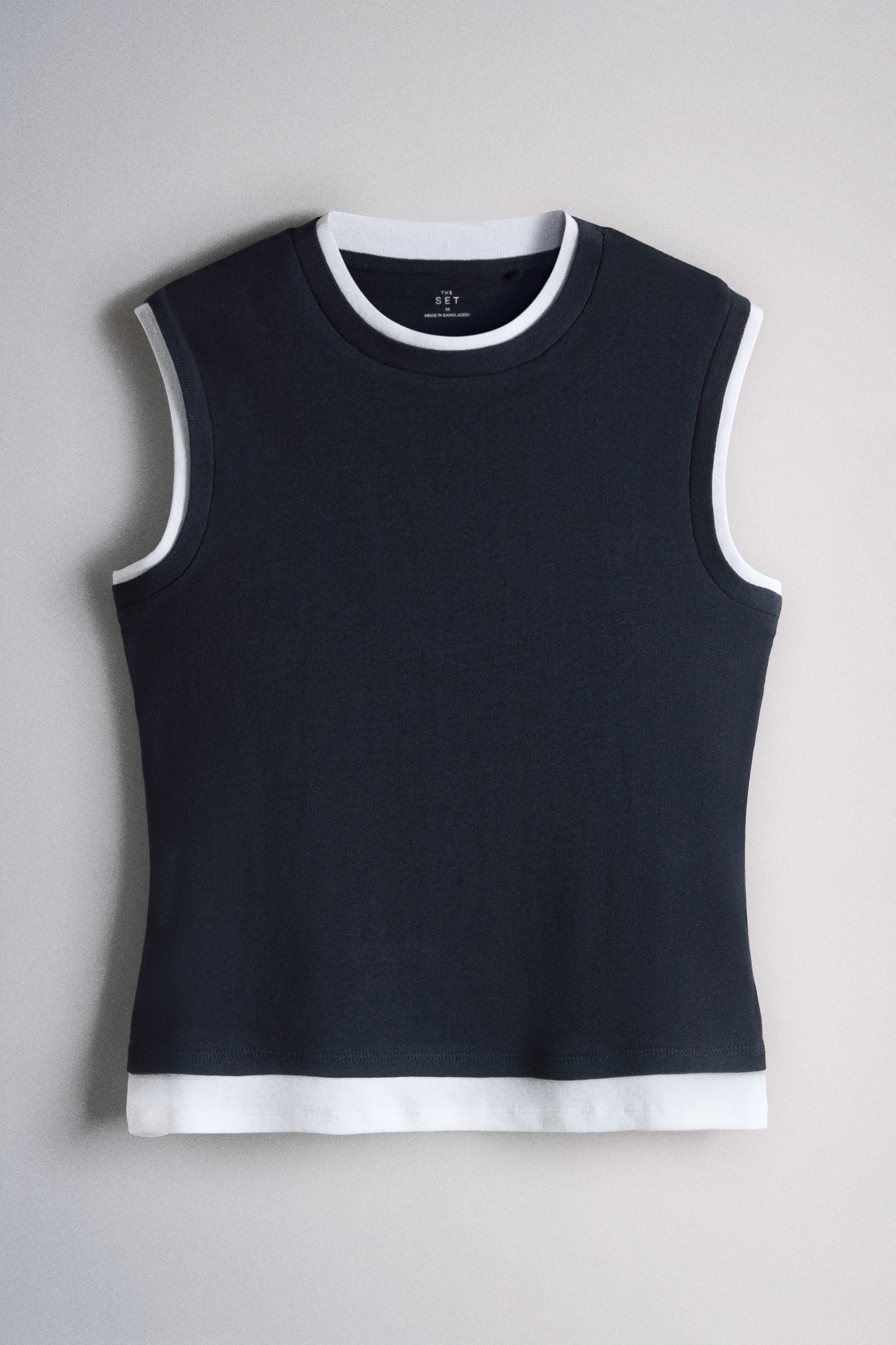 The Set Shirttop The Set doppellagiges Trägertop, 3er-Pack (3-tlg) – Bild 2 von 5