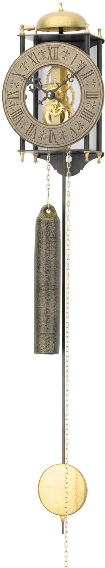 AMS Pendelwanduhr H301 (Mechanische Uhr,Metallgehäuse,Esszimmer,Wohnzimmer)