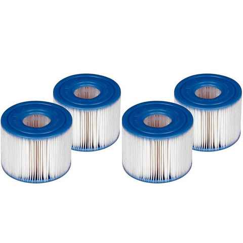 Intex Pool-Filterkartusche INTEX 4er Set Filterkartusche Filter PureSpa Typ S1