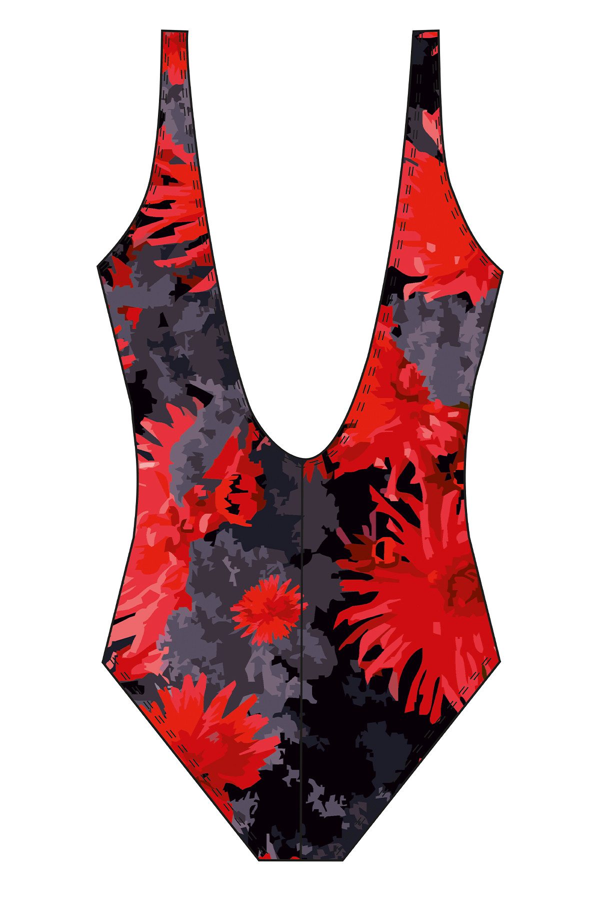 Fashy Badeanzug Damen Badeanzug WIE ABBILDUNG