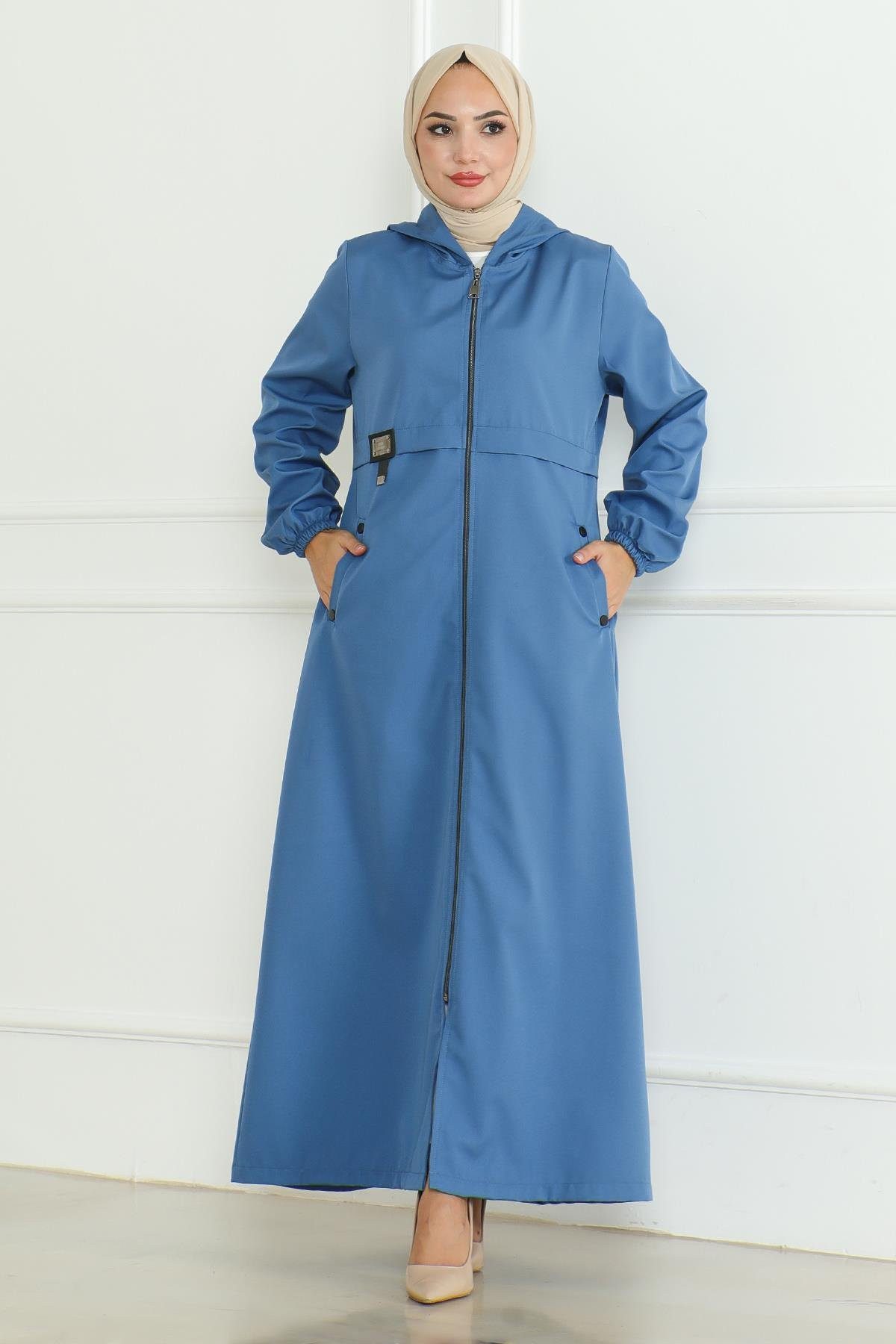 MODAMİHRAM Trenchcoat Taba Trenchcoat mit Reißverschluss günstig online kaufen