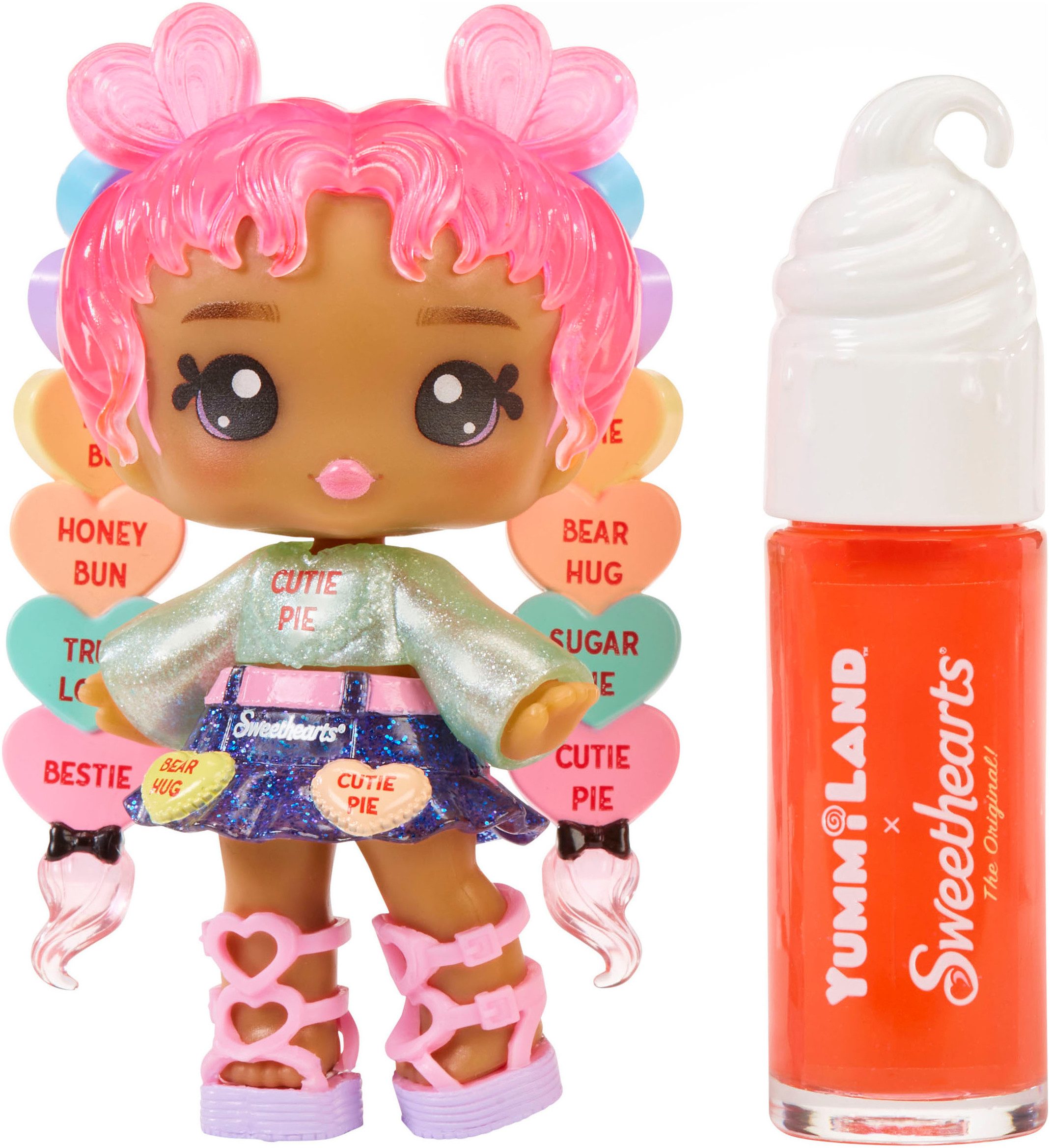 YUMMILAND Minipuppe Yummiland Sweet Lip Gloss-Lily Hearts, inklusive Schlüs günstig online kaufen