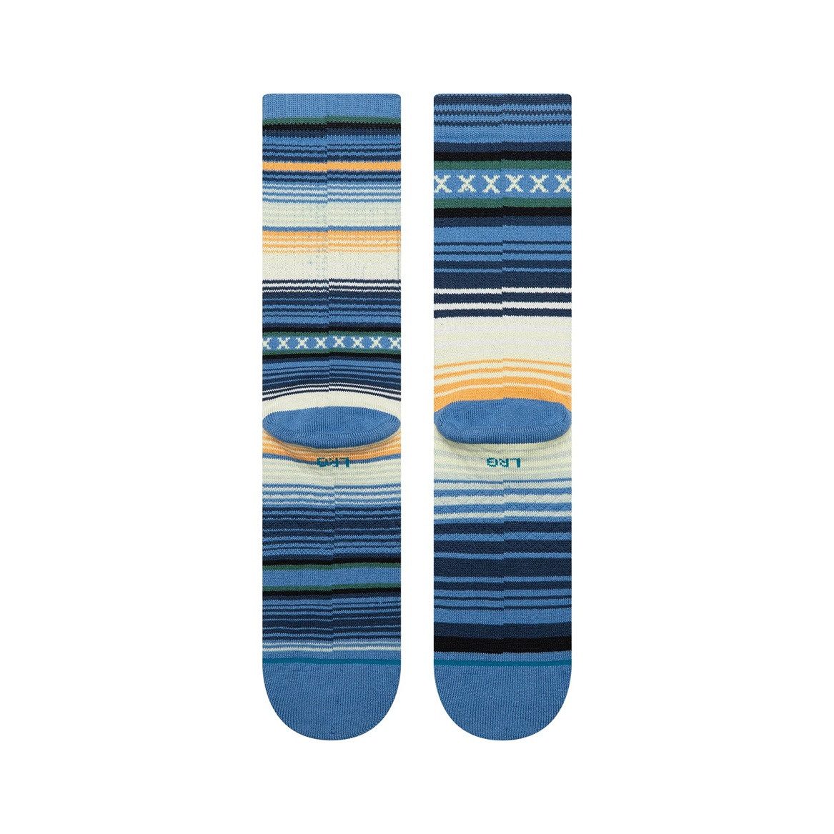 Stance Socken Tagessocke Crew Curren Staple capriblau - 1 Paar – Bild 2 von 3