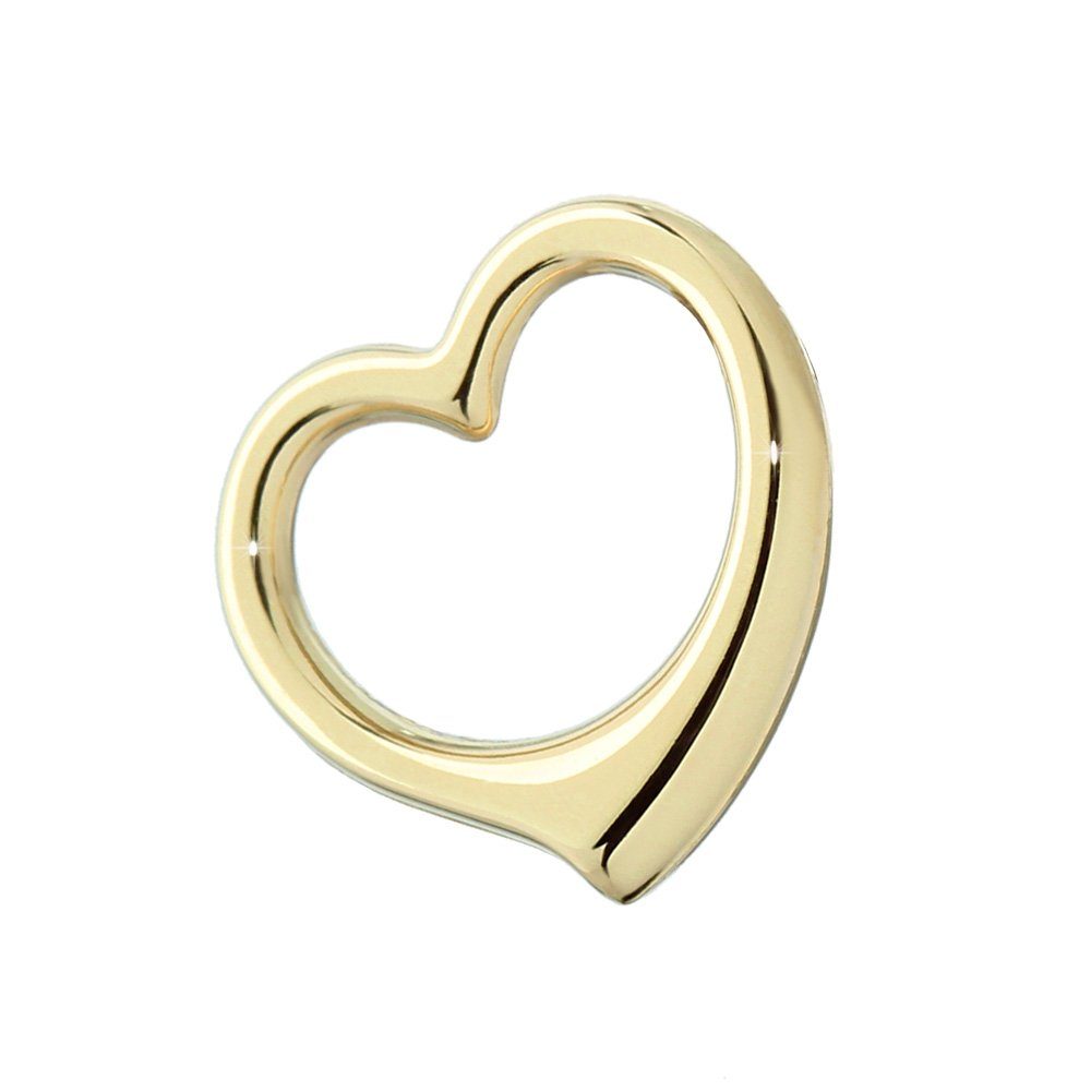 NKlaus Herzanhänger 585 Gelbgold Herz Anhänger Ketten Hochglanzpoliert (Echtschmuck)