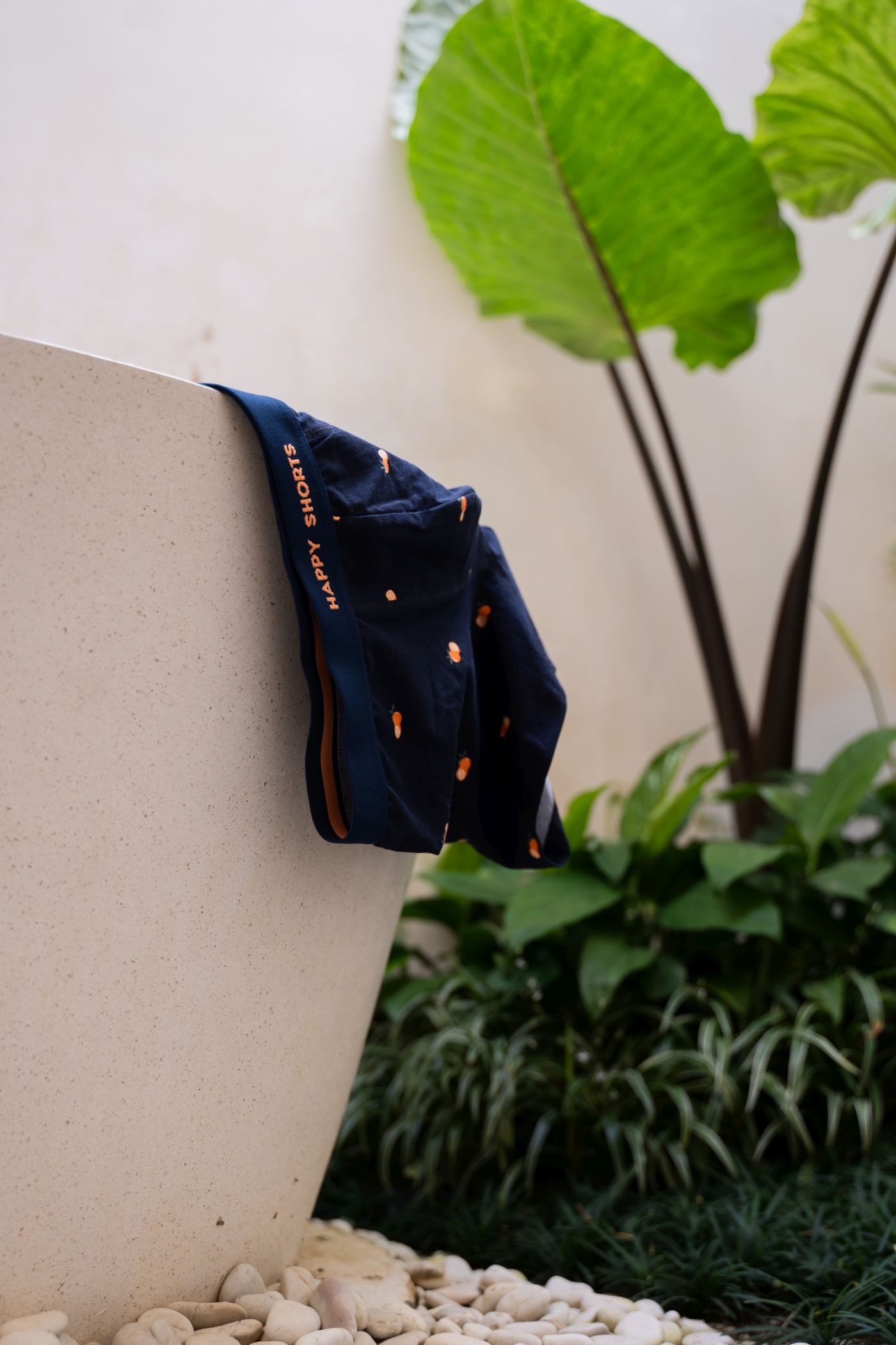 HAPPY SHORTS Trunk 2 Happy Shorts Jersey Trunk Herren Boxershorts Pant Orange - Grün (1-St)