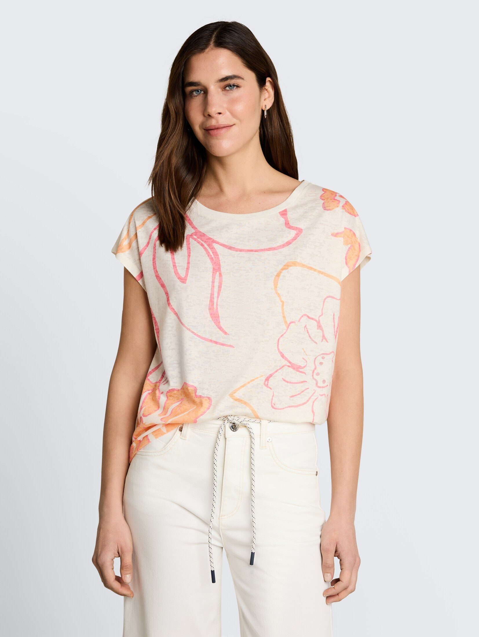 TOM TAILOR T-Shirt T-Shirt T-Shirt mit Blumenmuster