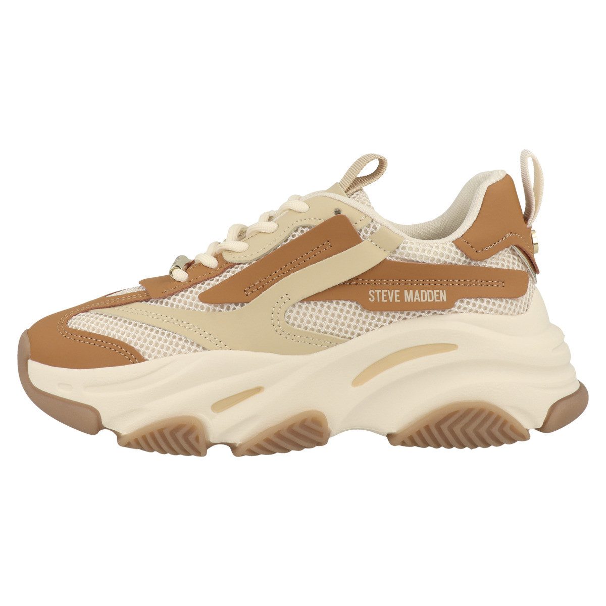 STEVE MADDEN Possession-E Damen Sneaker Turnschuhe, Sportschuhe, Freizeitschuhe, Halbschuhe, Schnürschuhe