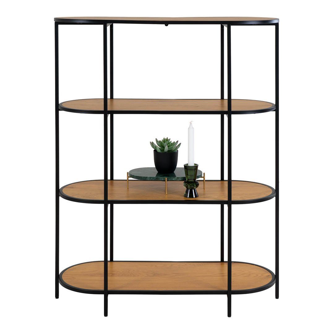 House Nordic Regal Vita Regal 4 Ablagen Eiche dekor., 1-tlg.