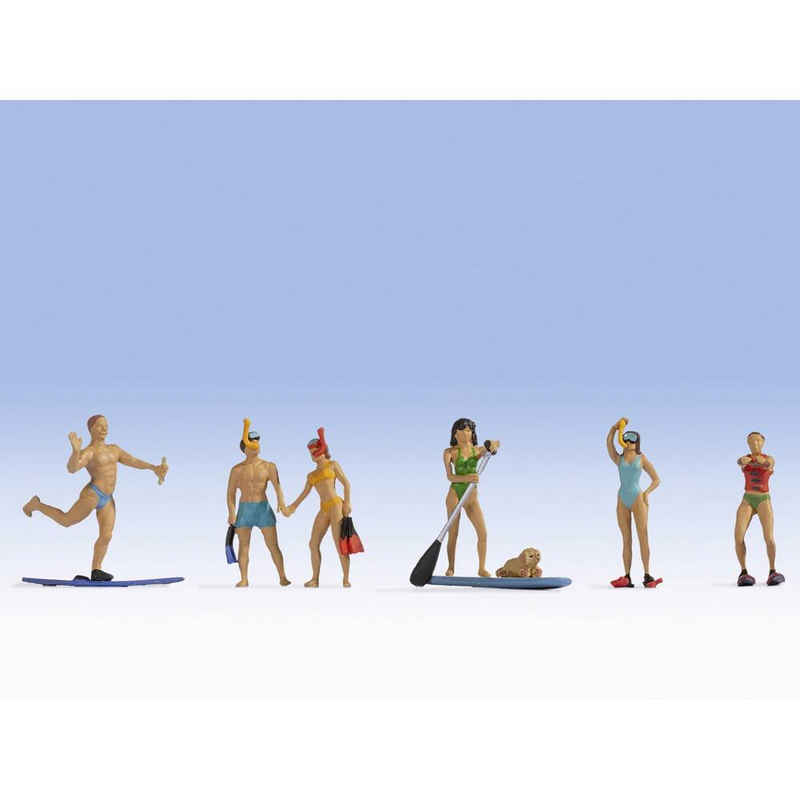 NOCH Modelleisenbahn-Figur H0 Figuren Wassersportler