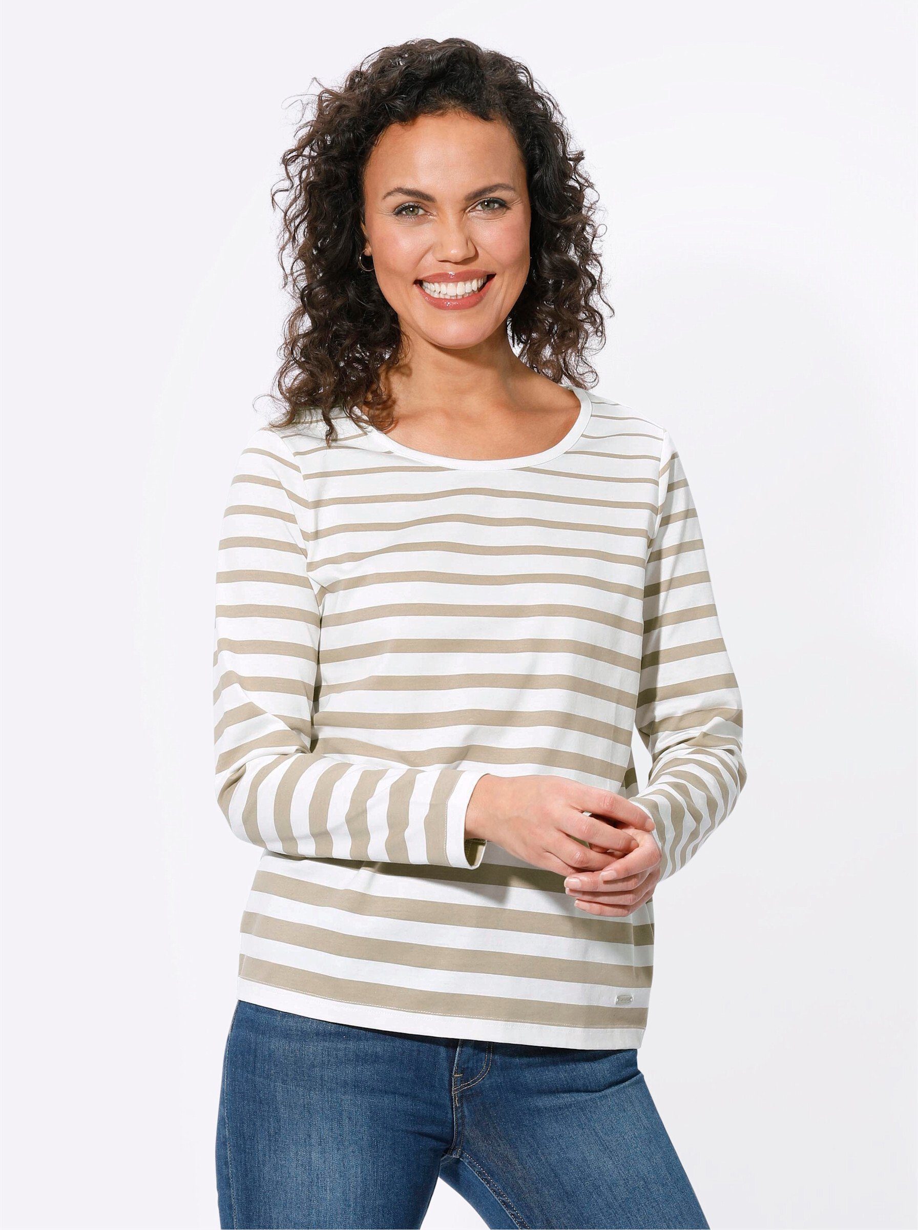 Casual Looks Print-Shirt "Ringelshirt", (1 tlg.) günstig online kaufen