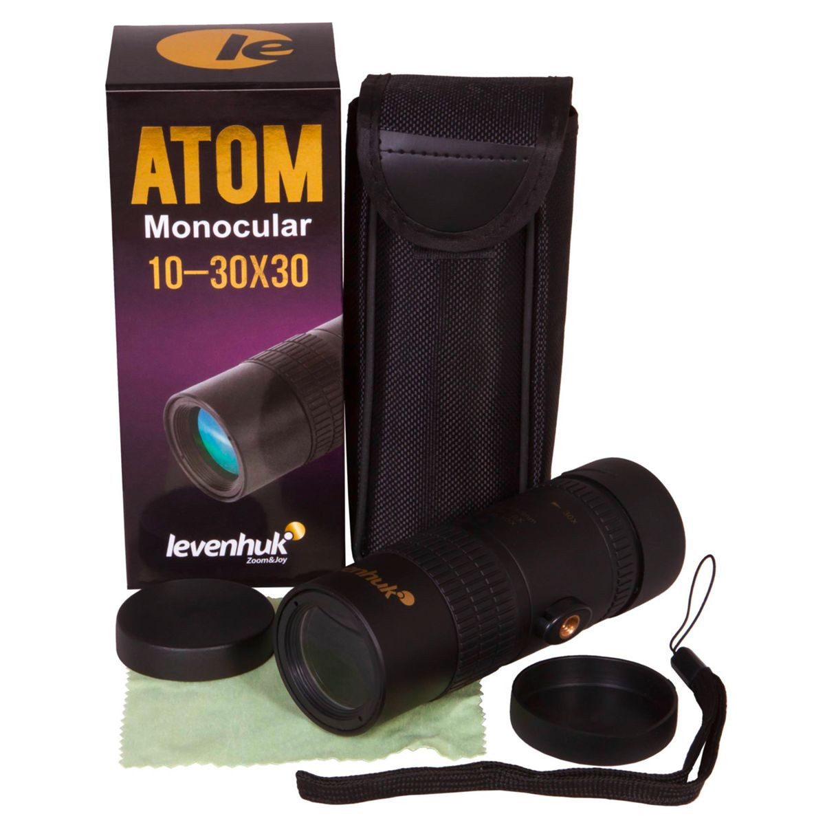 Levenhuk Atom 10-30x30 Monocular Fernglas