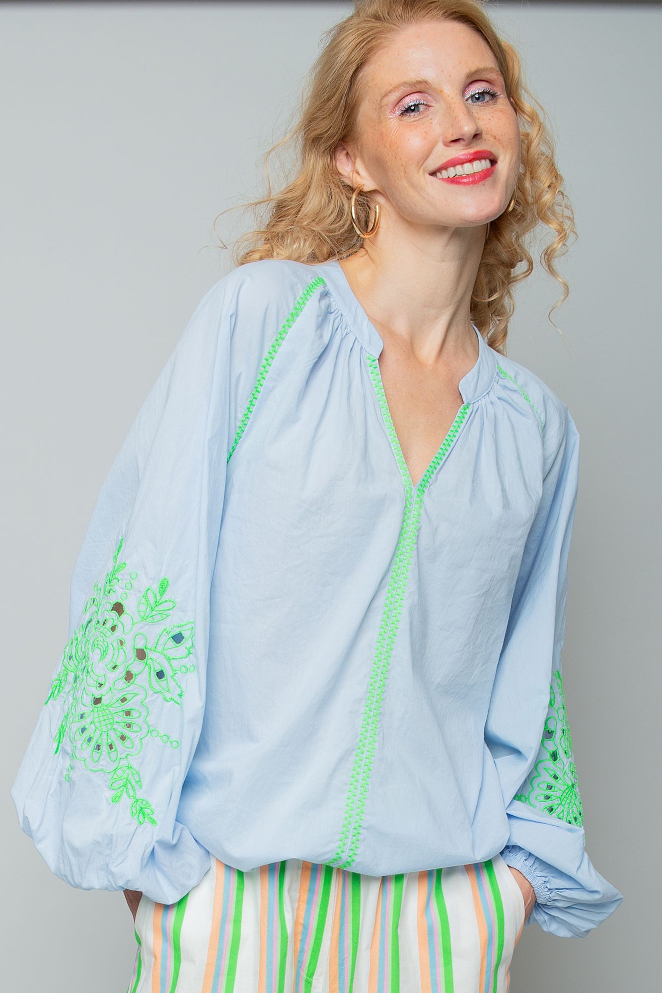 Emily Van Den Bergh Langarmbluse