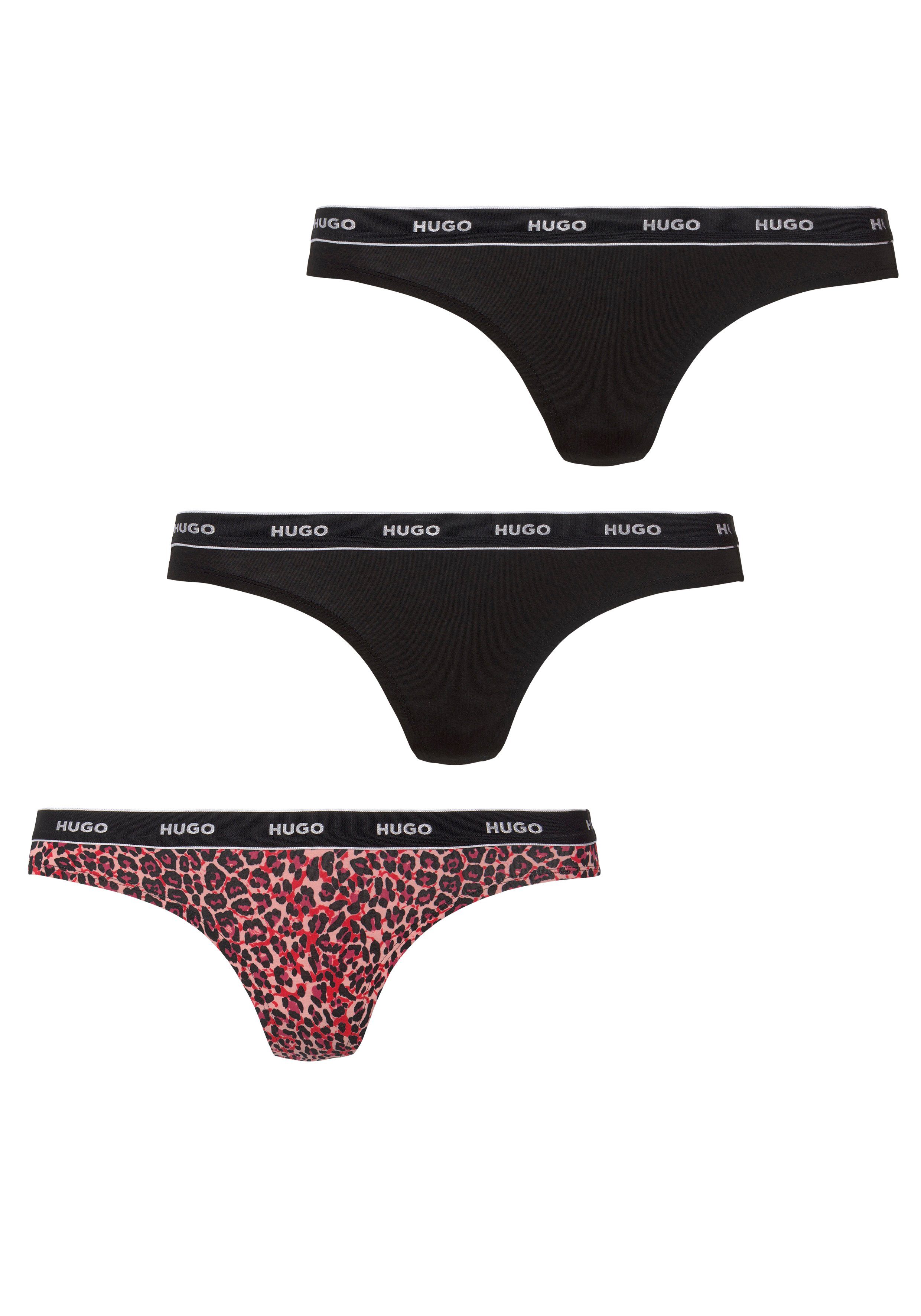 HUGO String TRIPLET THONG DESIGN (Set, 3-St., 3) mit Logobund