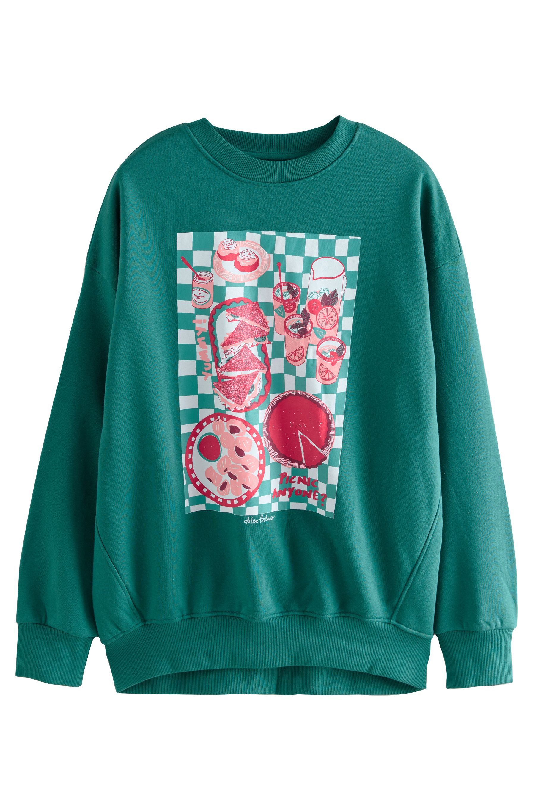 Next Sweater Artist Editions Alex Palmer x Fun Picnic Sweater (1-tlg) günstig online kaufen