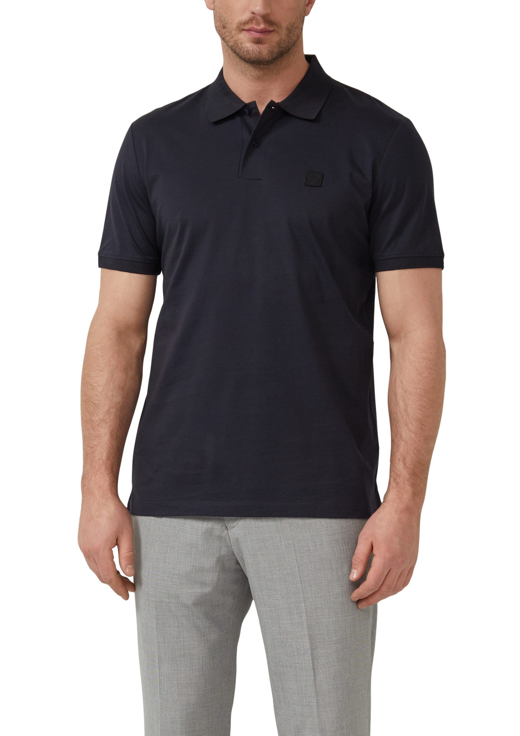 s.Oliver BLACK LABEL T-Shirt Polo-Shirt, BLUE