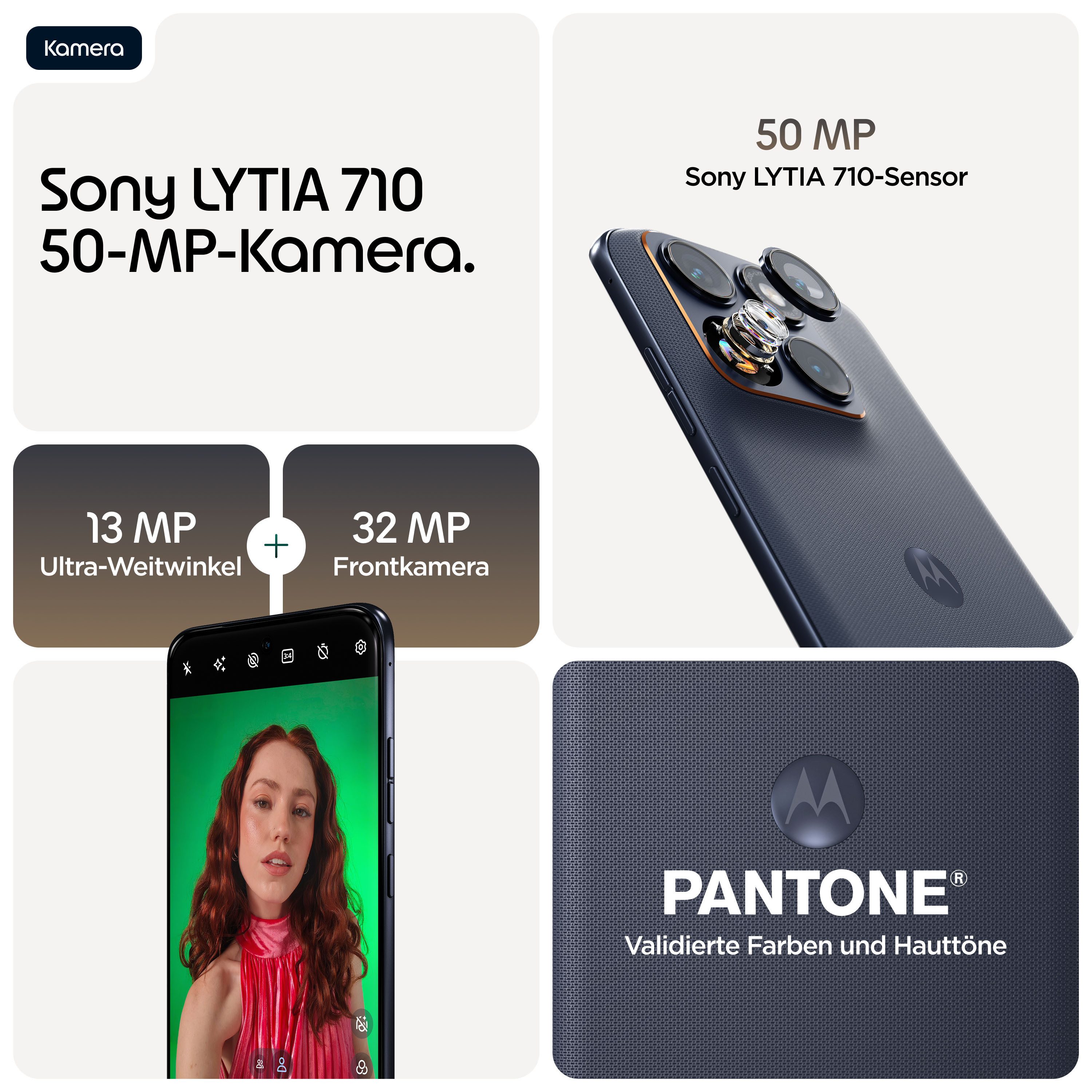 Motorola edge 70 fusion Smartphone (17,22 cm/6,78 Zoll, 256 GB Speicherplatz, 50 MP Kamera)