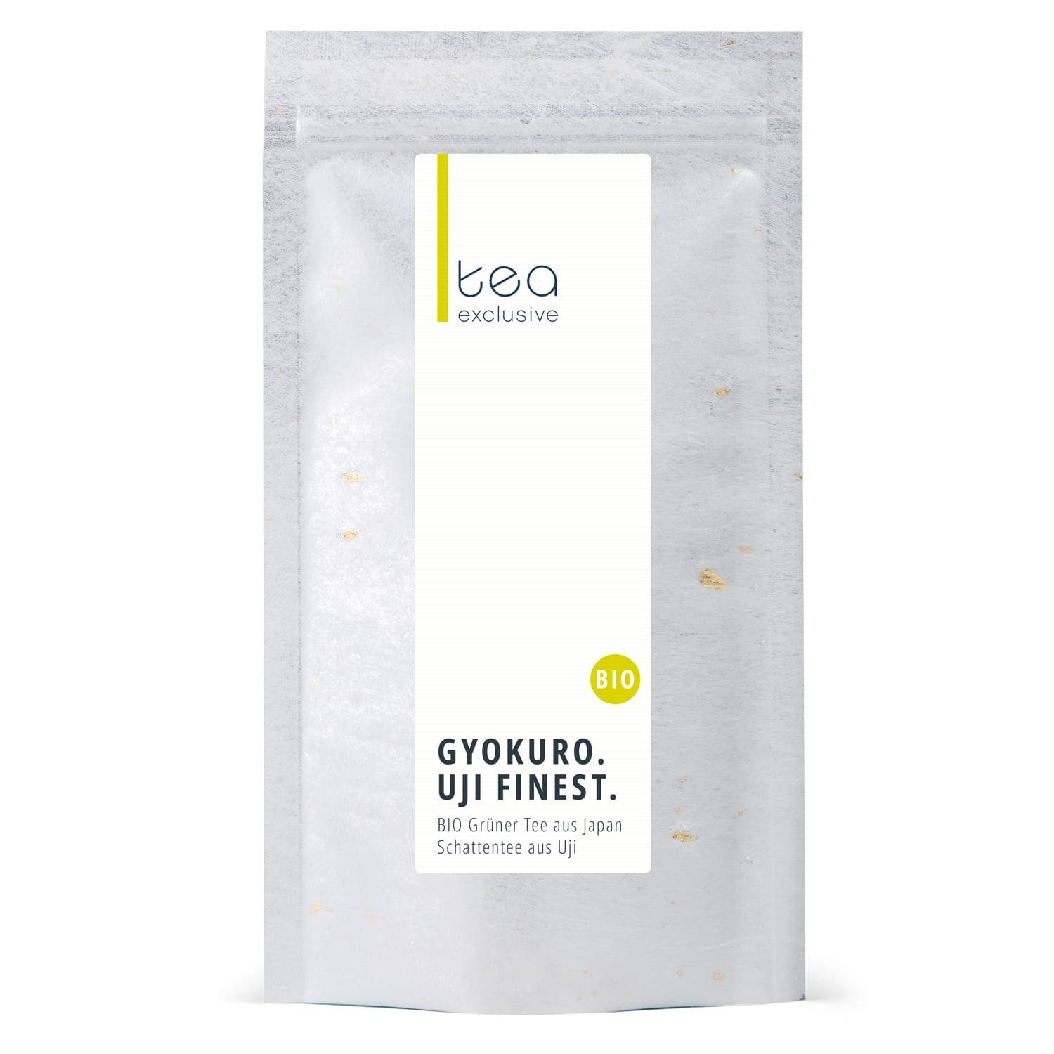 tea exclusive Tee Gyokuro Uji Finest BIO, Japanischer Grüner Tee, 50g, Vollmundig-edel, lieblich und sanft.