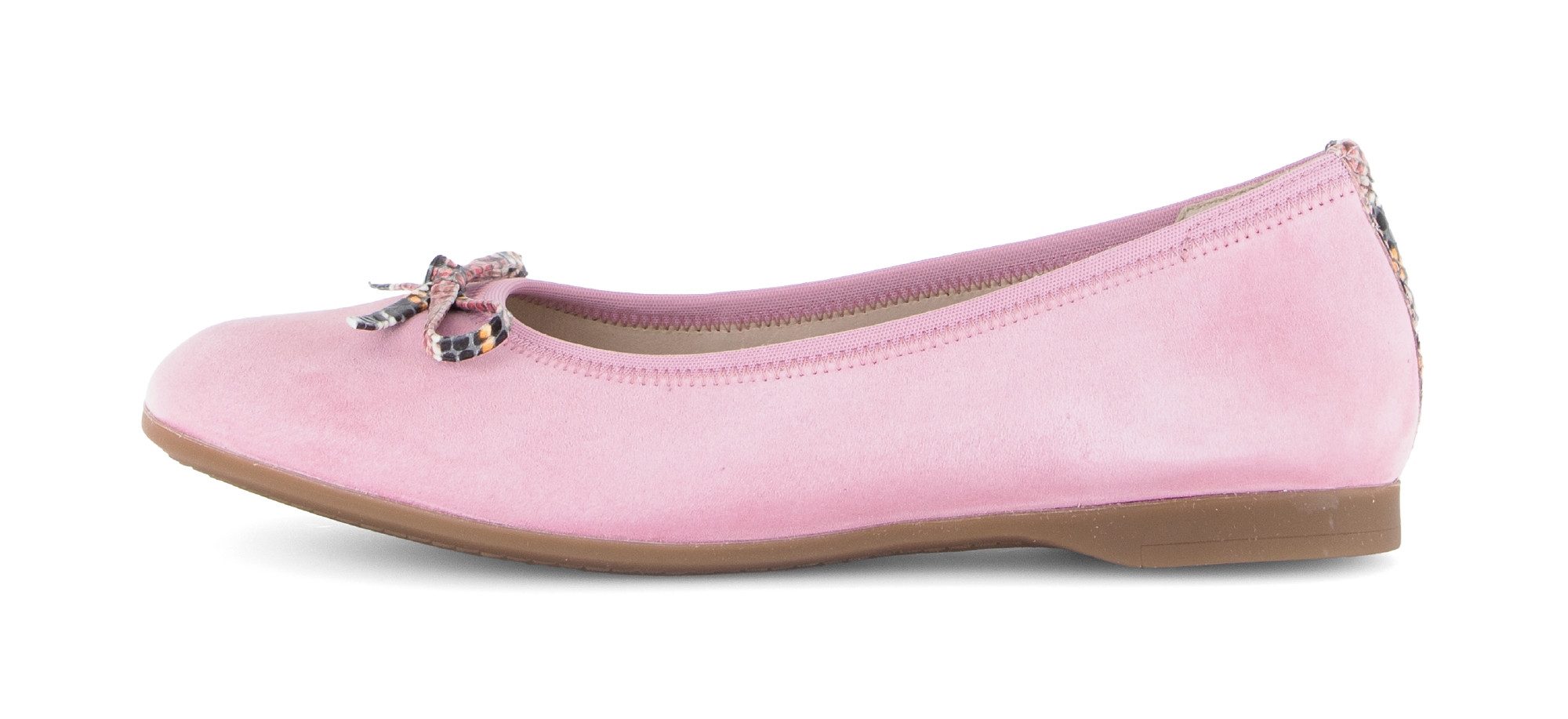 Gabor Ballerina Businessschuh, Flats, Schlupfschuh mit Zierscheife