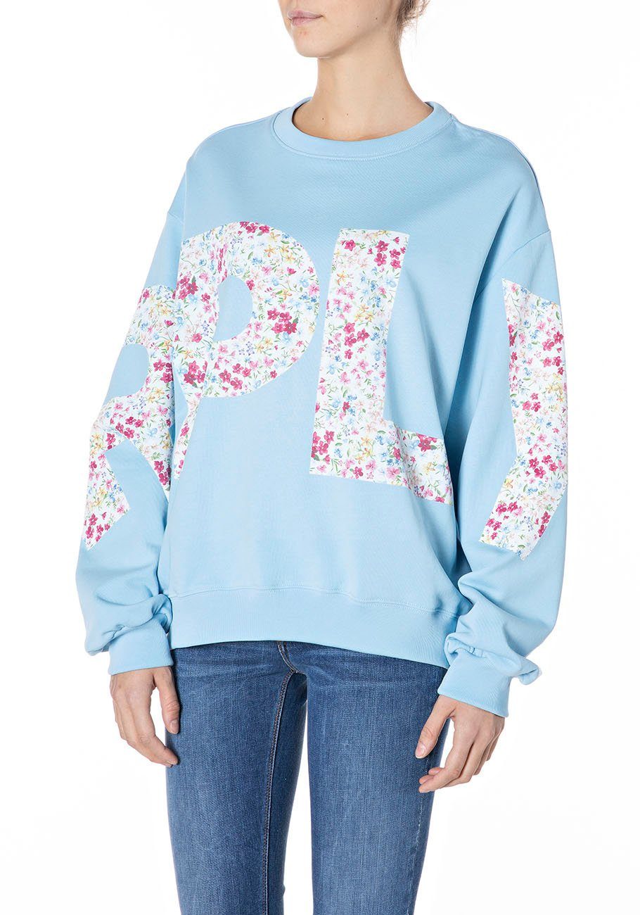 Replay Sweatshirt mit XL-Flower-Logo, Aus 100% Baumwolle online kaufen |  OTTO