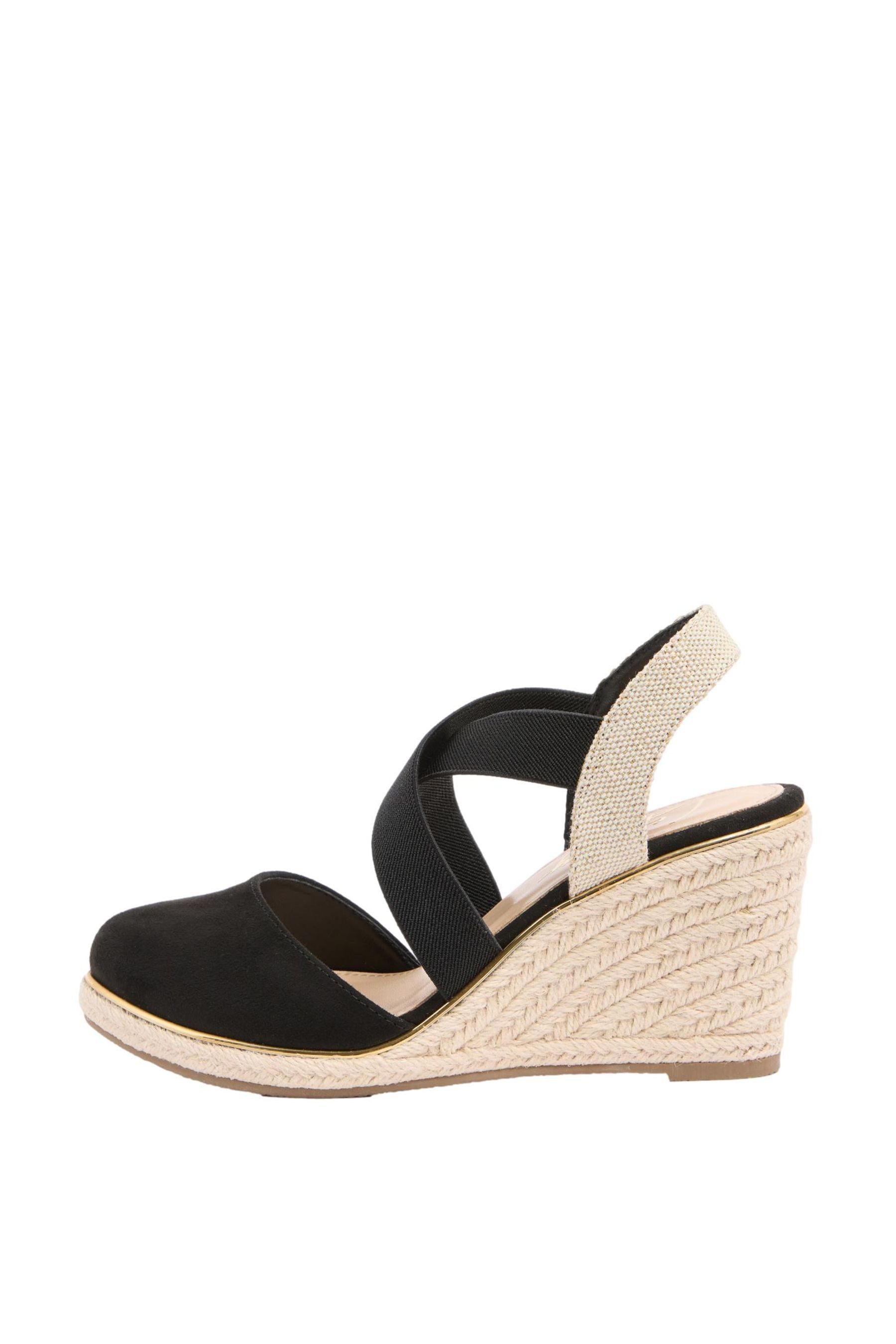 LIPSY Lipsy mittelhohe Espadrille-Keilabsatzschuhe Keilsandalette