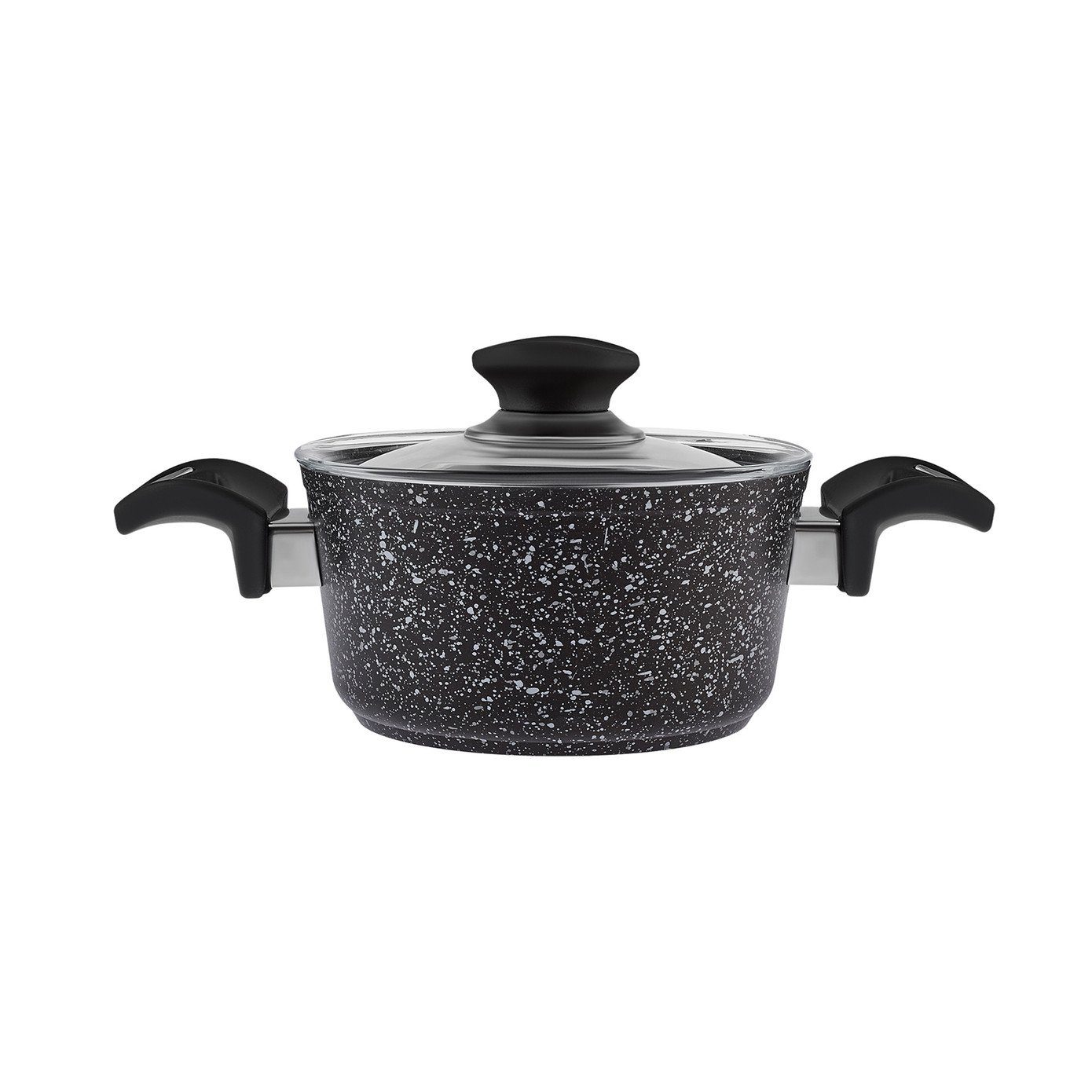 Karaca Topf-Set Rehbeer Black 4-teilig Granit Topfset Bio Midi