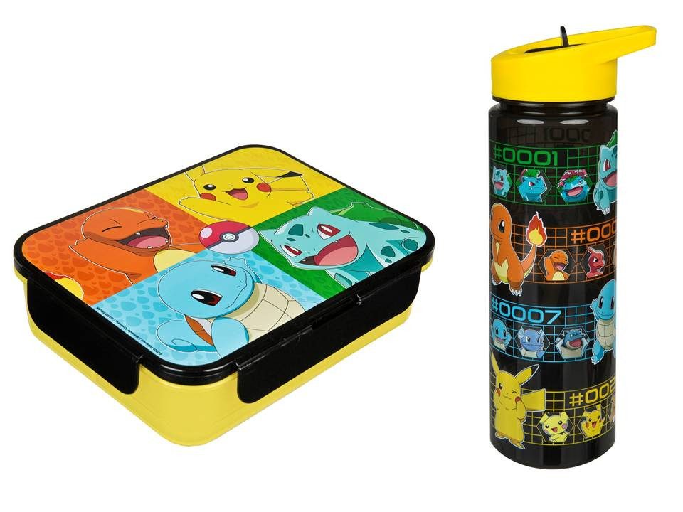UNDERCOVER Trinkflasche Pokemon Lunch Set Brotdose + Trinkflasche