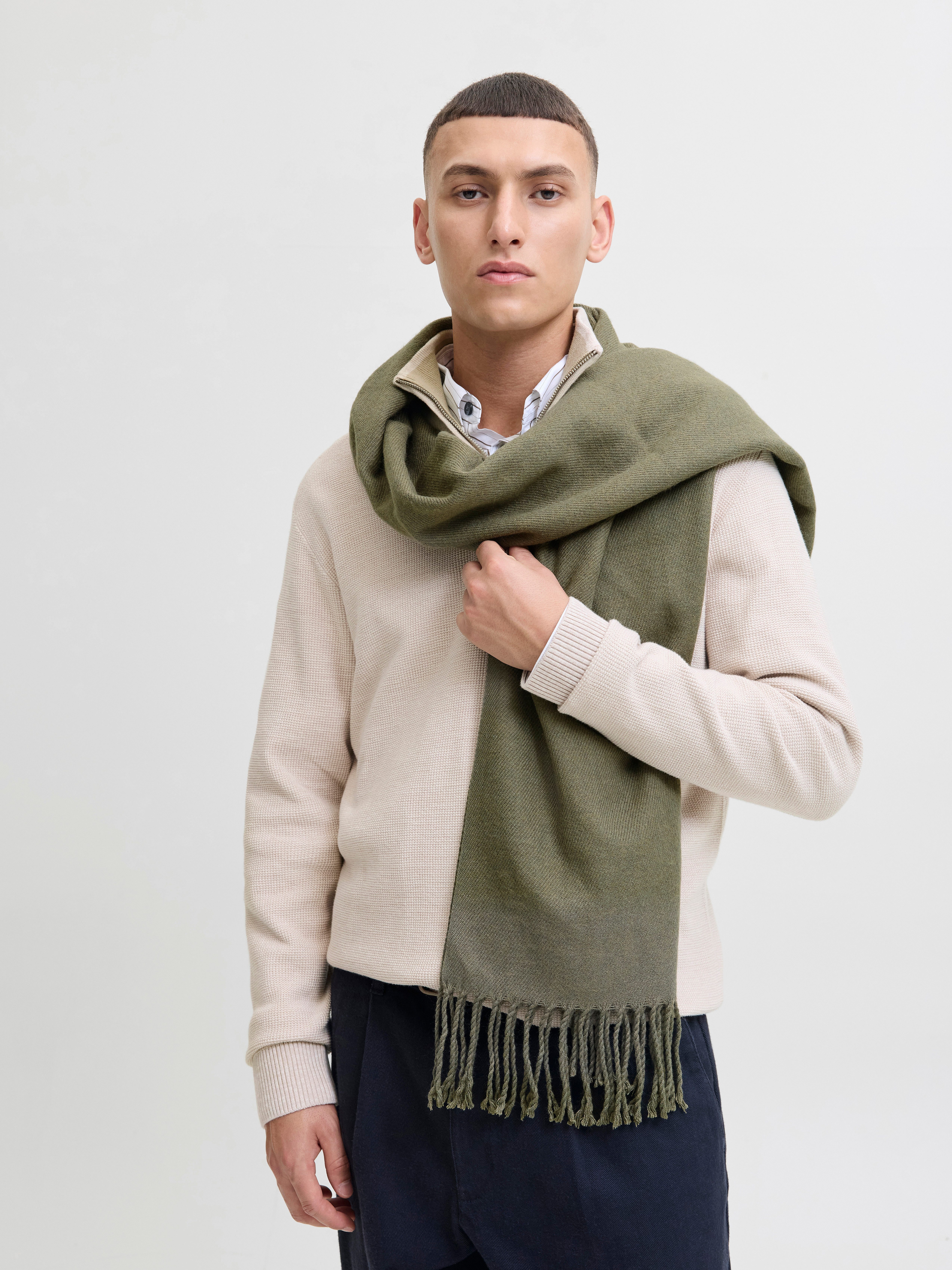 Jack & Jones Strickschal JACSOLID WOVEN SCARF NOOS günstig online kaufen