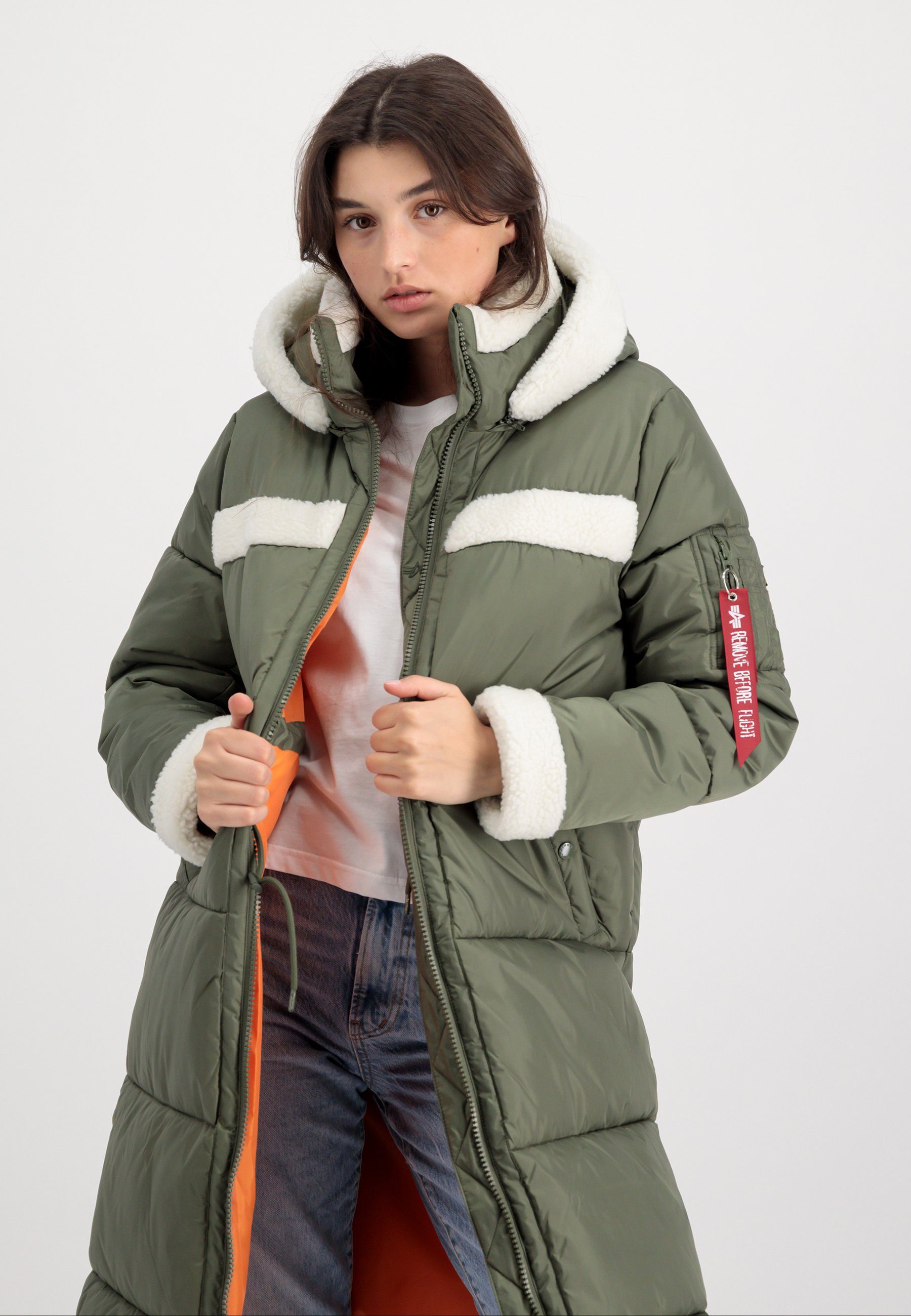 Alpha Industries Winterjacke Alpha Industries Women - Parka & Winter Jackets sage-green